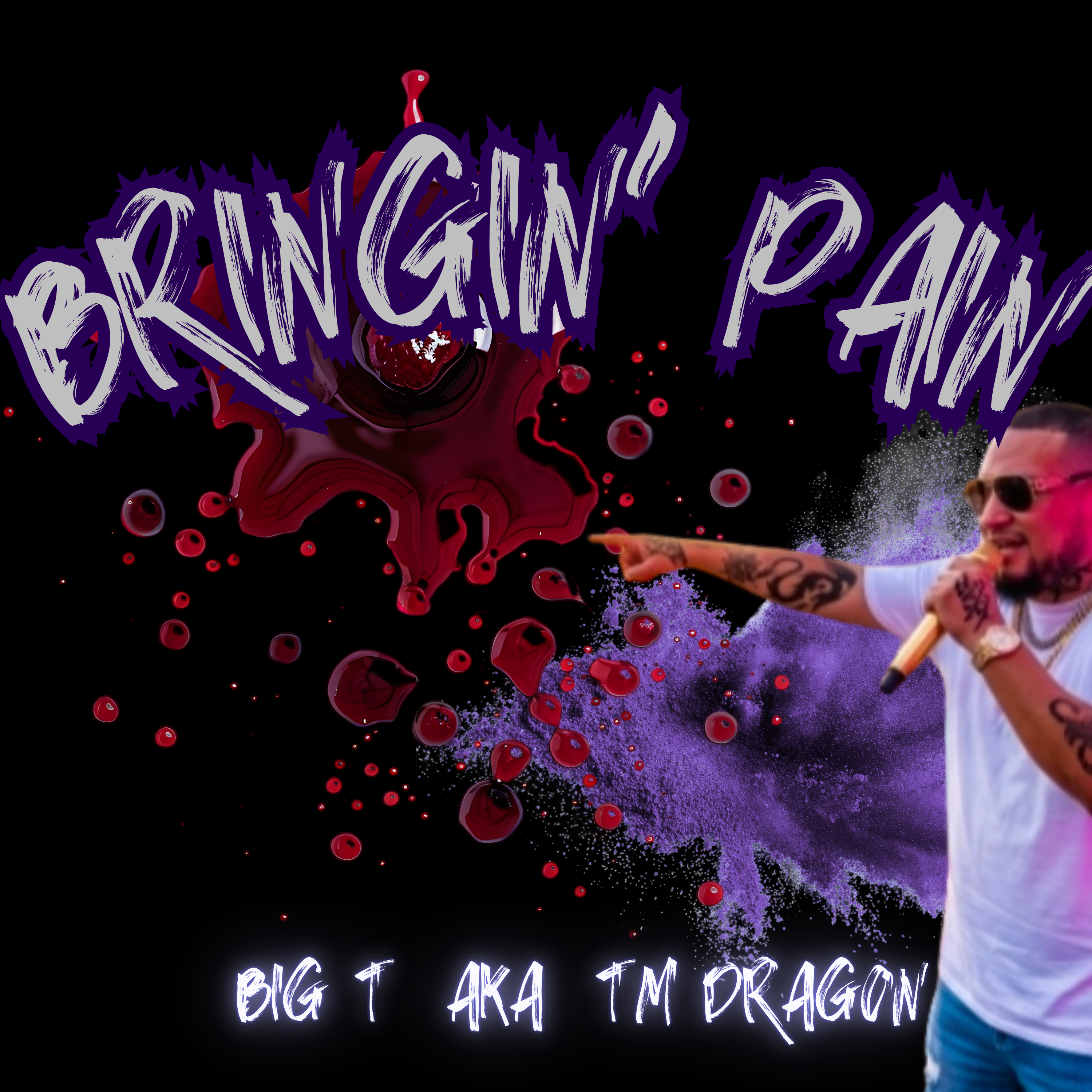 Bringin' Pain by Big T AKA TM DRAGON cover art