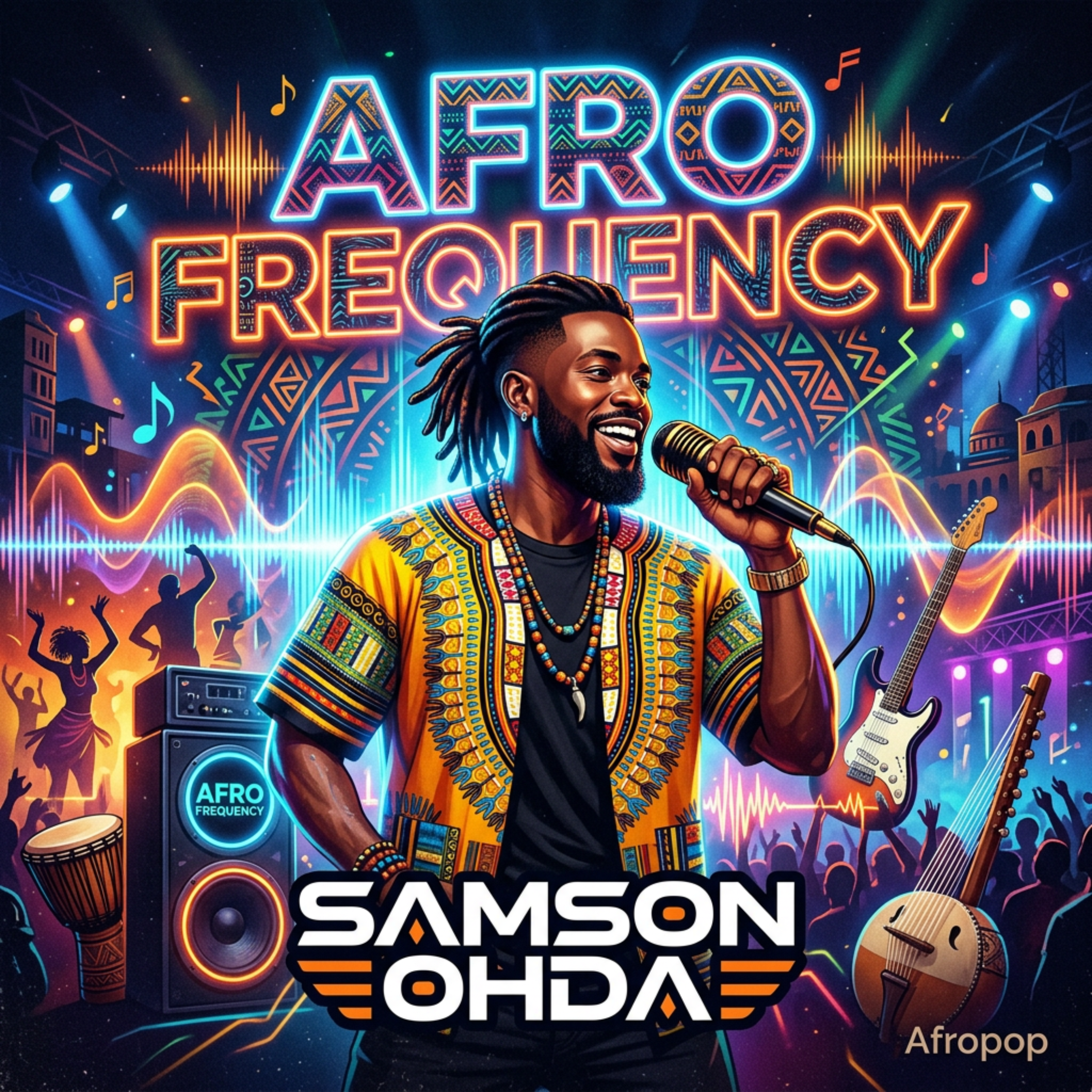 Afro Frequency by Samson Ohda  cover art