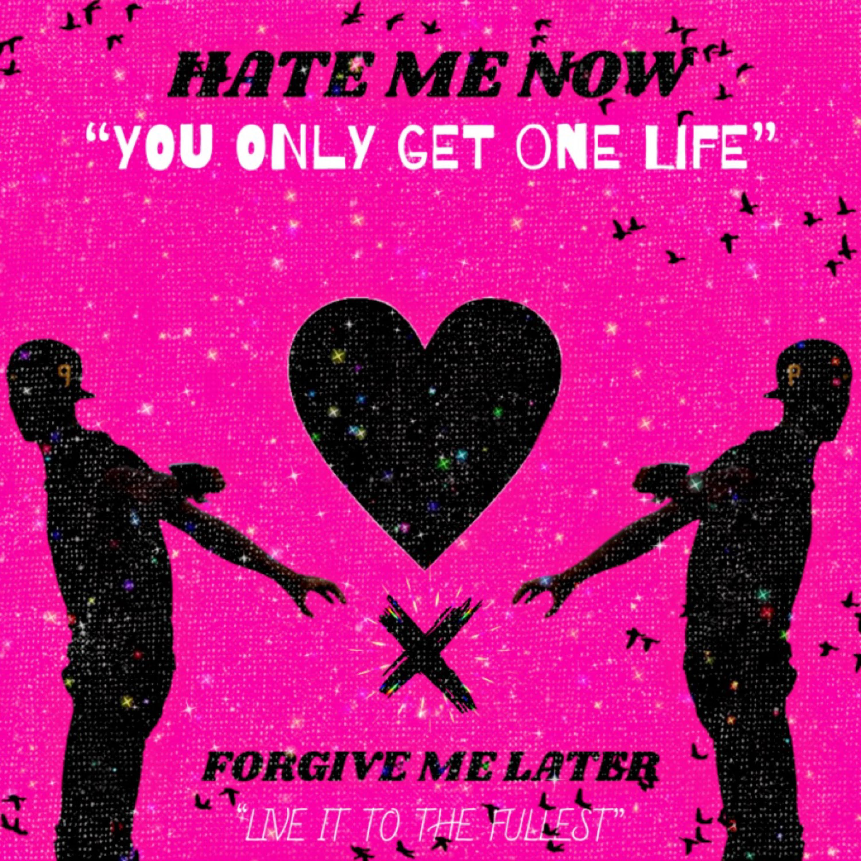 HATE ME NOW FORGIVE ME LATER artwork