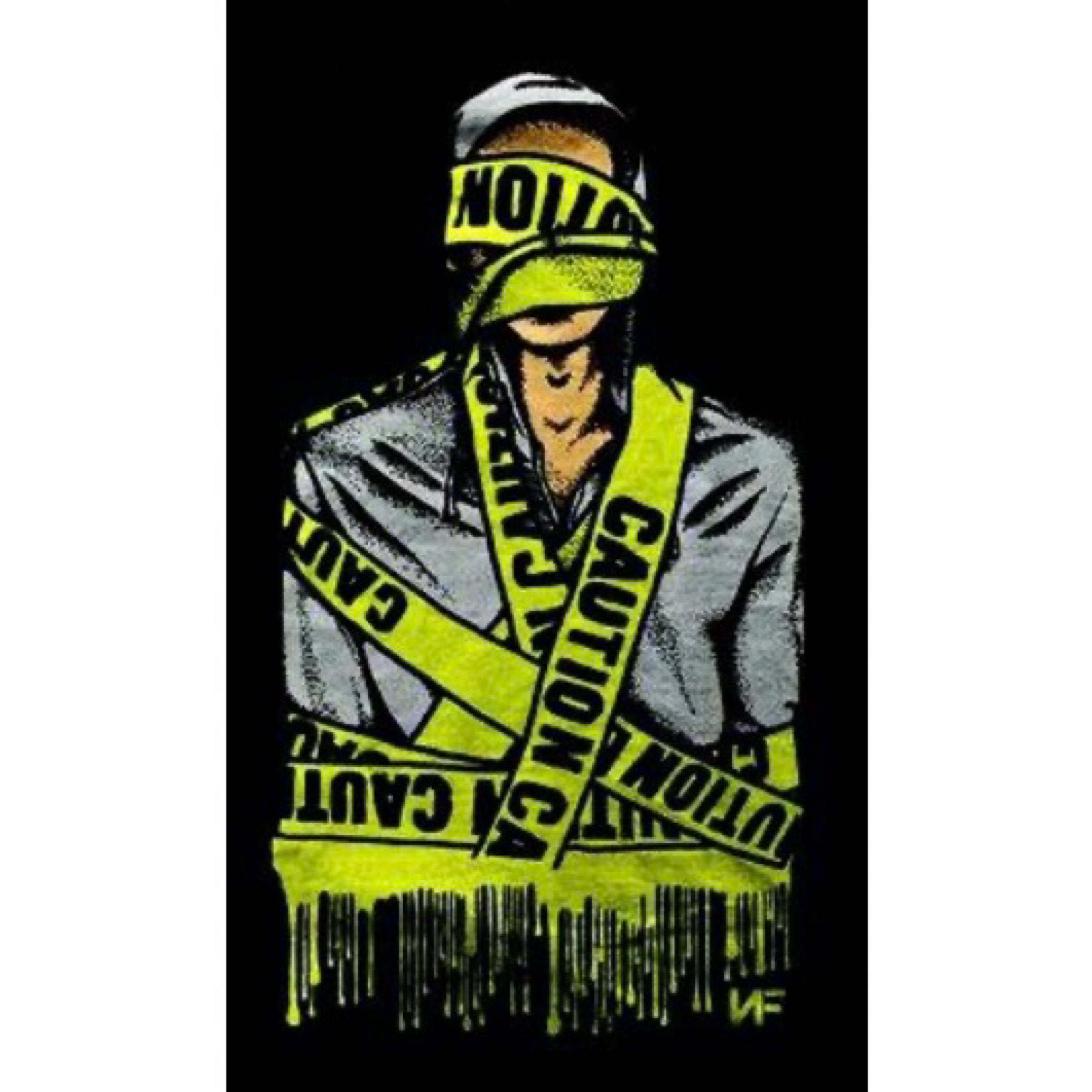 Caution artwork