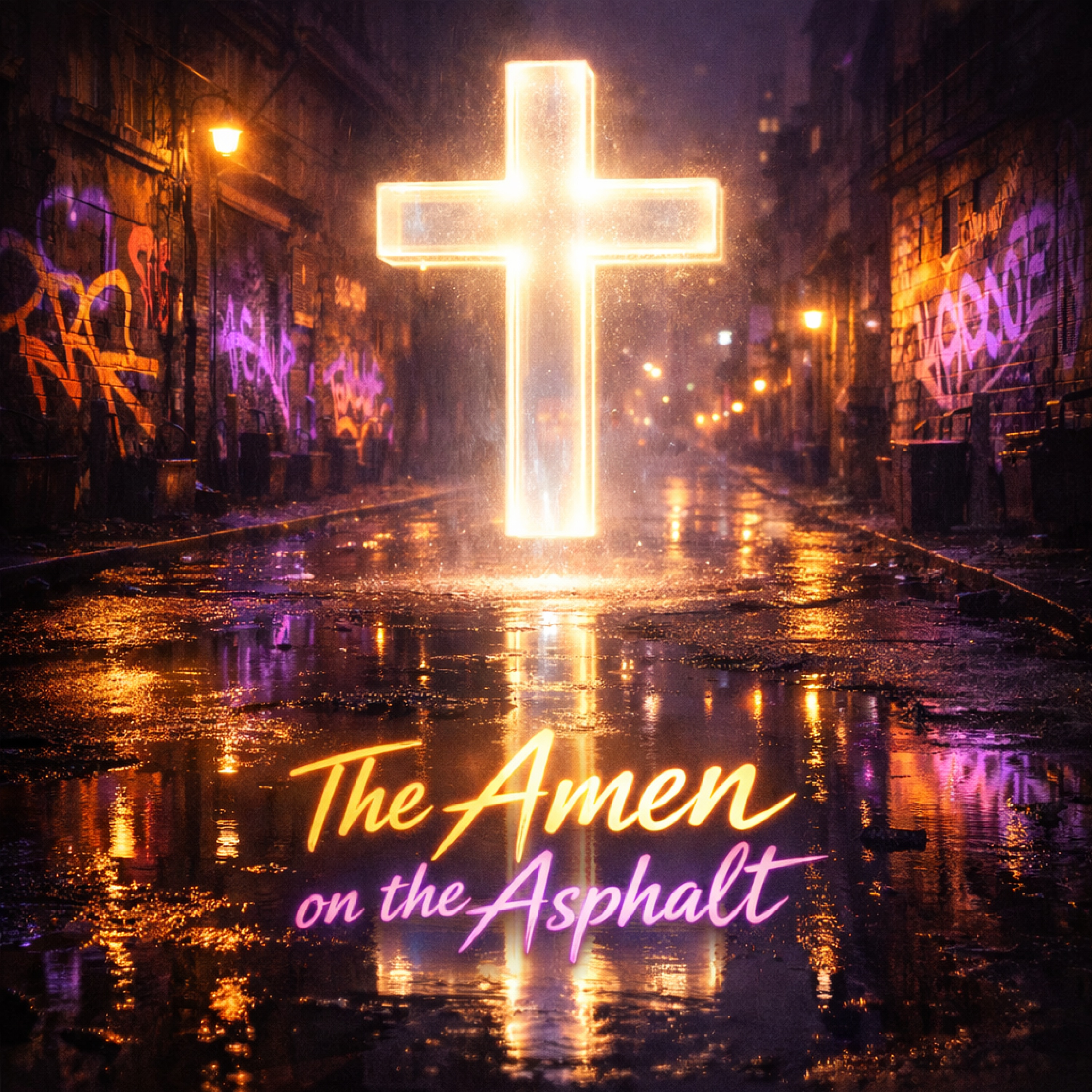 The Amen on the Asphalt artwork