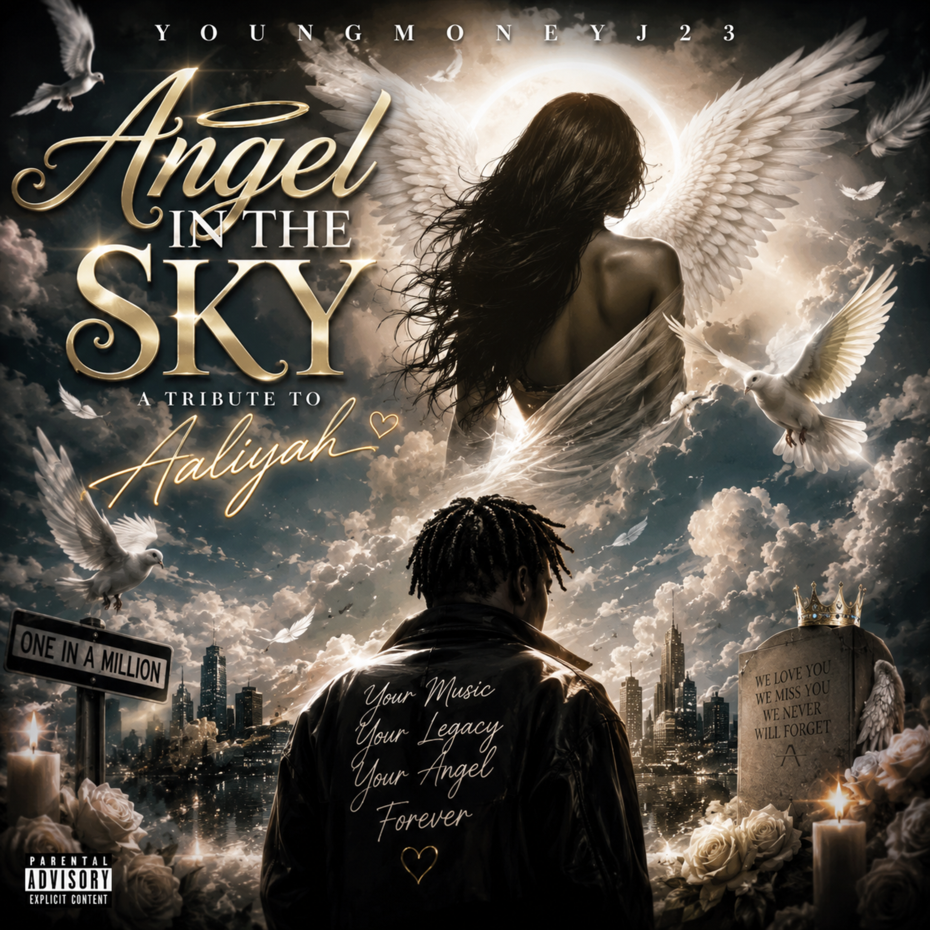 Angel In The Sky (A Tribute To Aaliyah) by YoungMoneyJ23 cover art