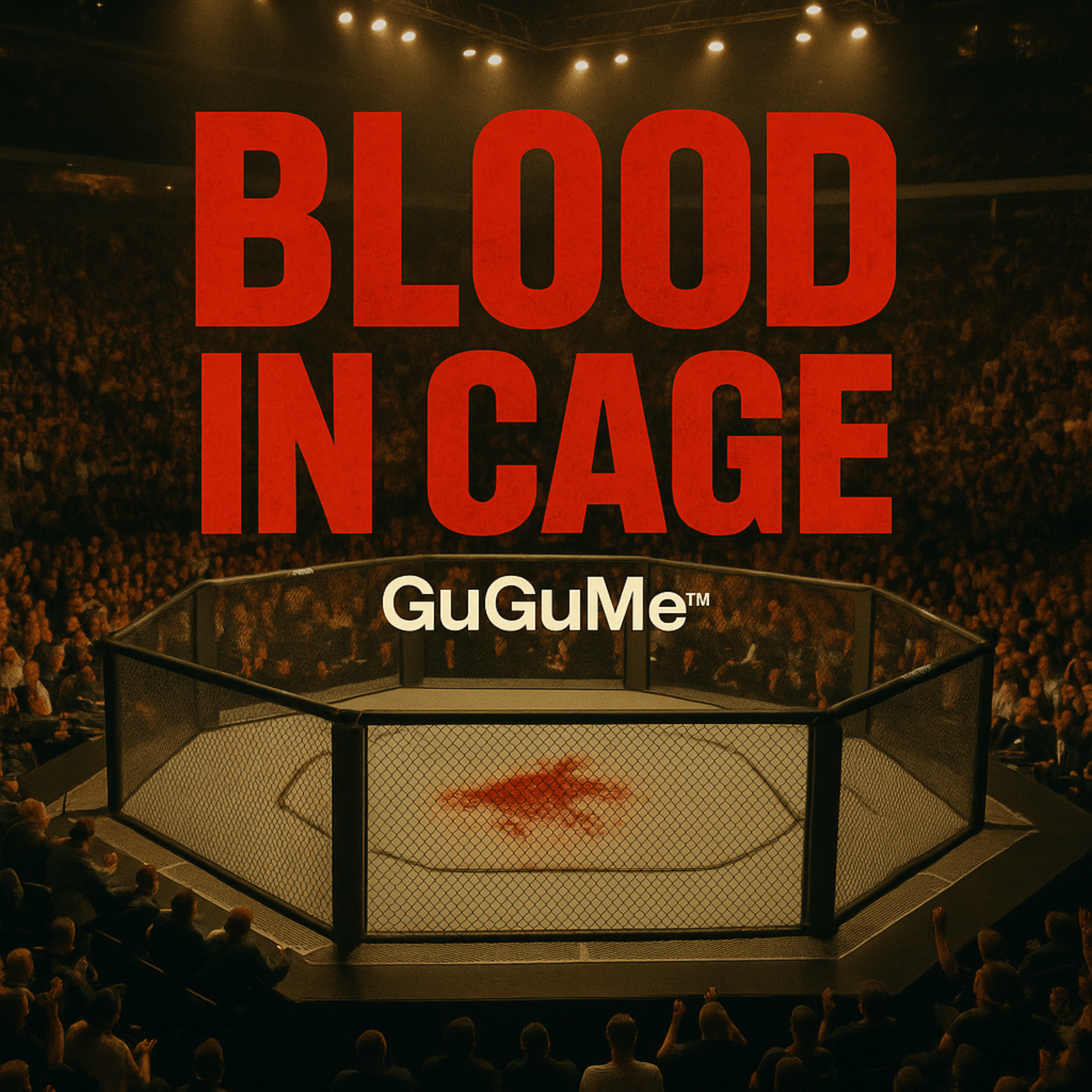 Blood in cage artwork