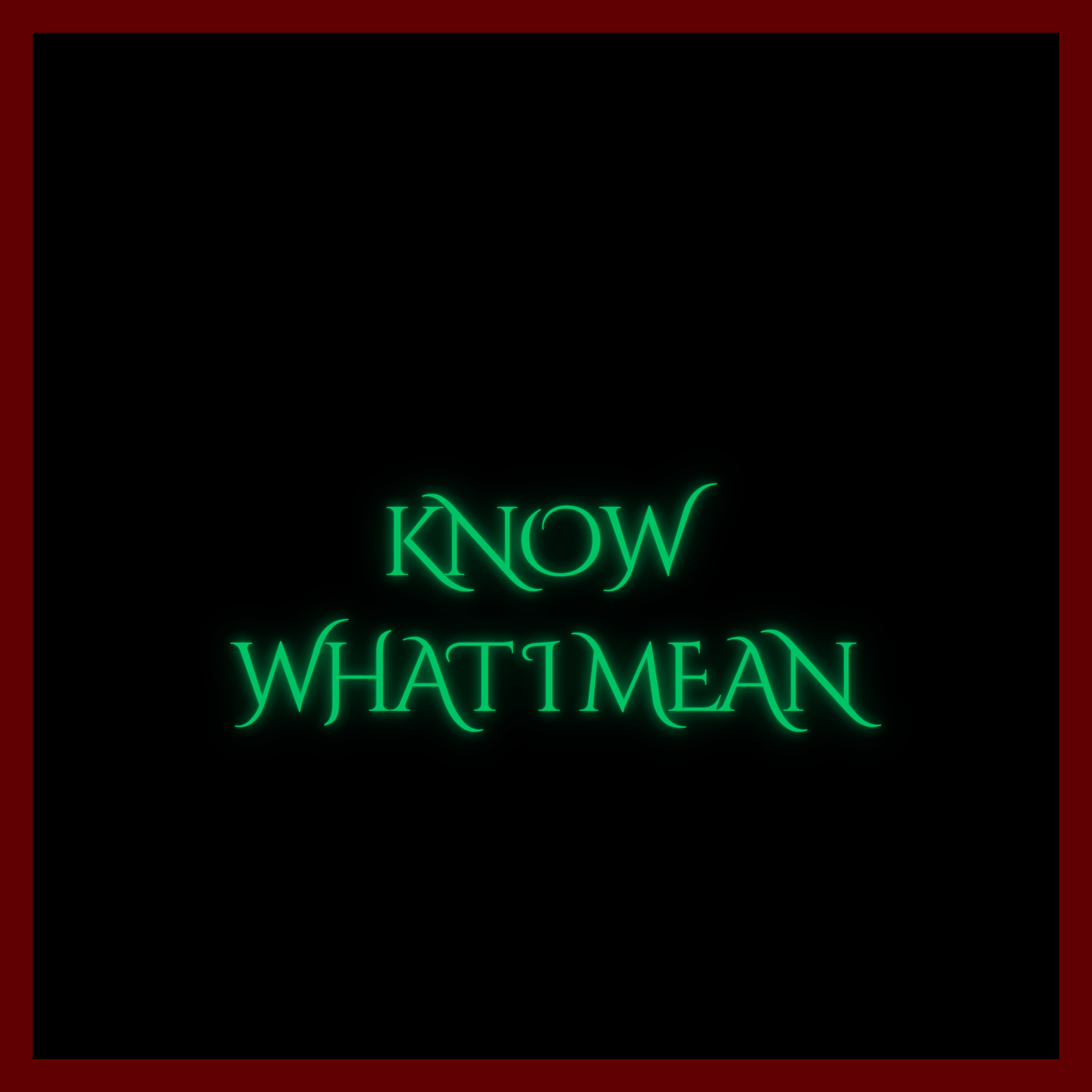 Know what i mean (speedcore) artwork
