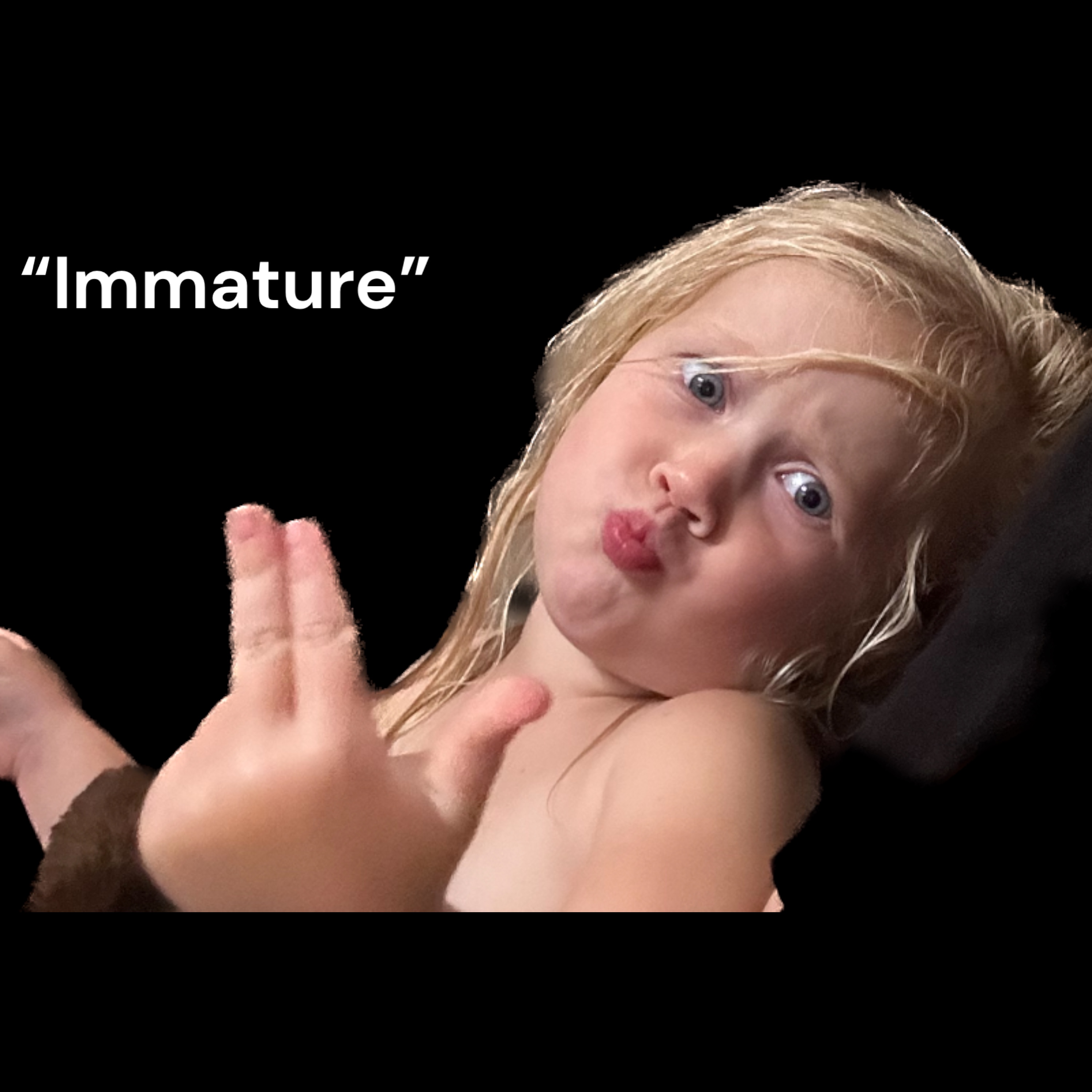 Immature artwork