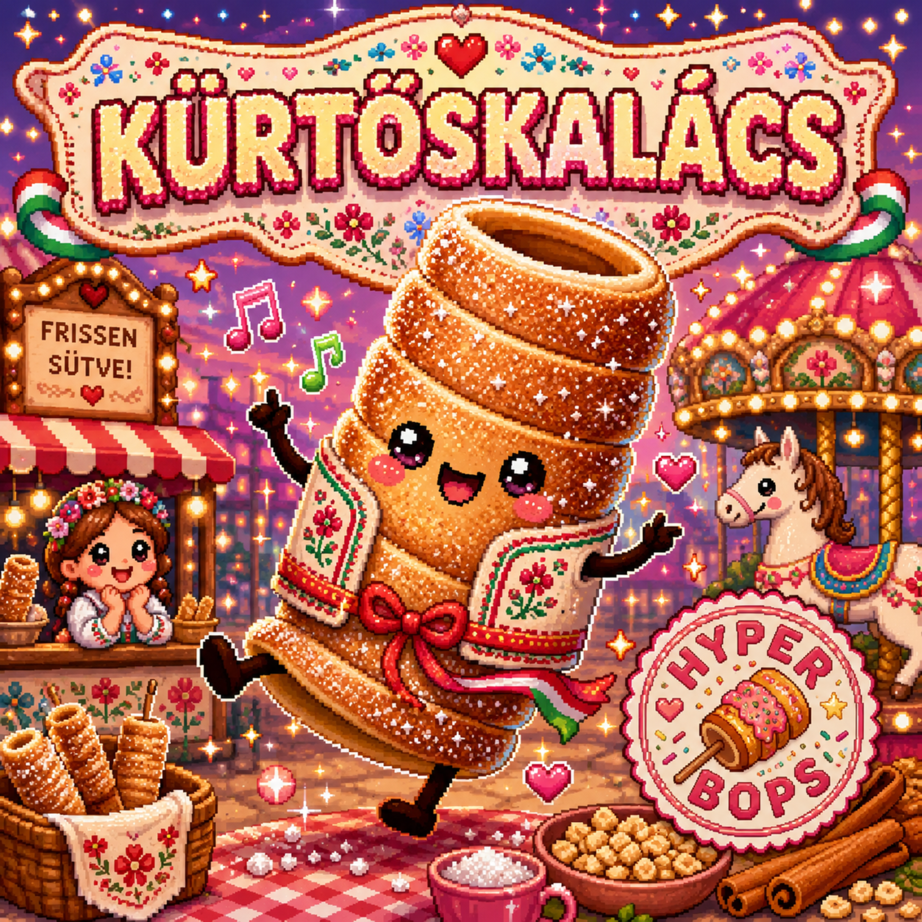 KÜRTŐSKALÁCS by Hyper Bops cover art