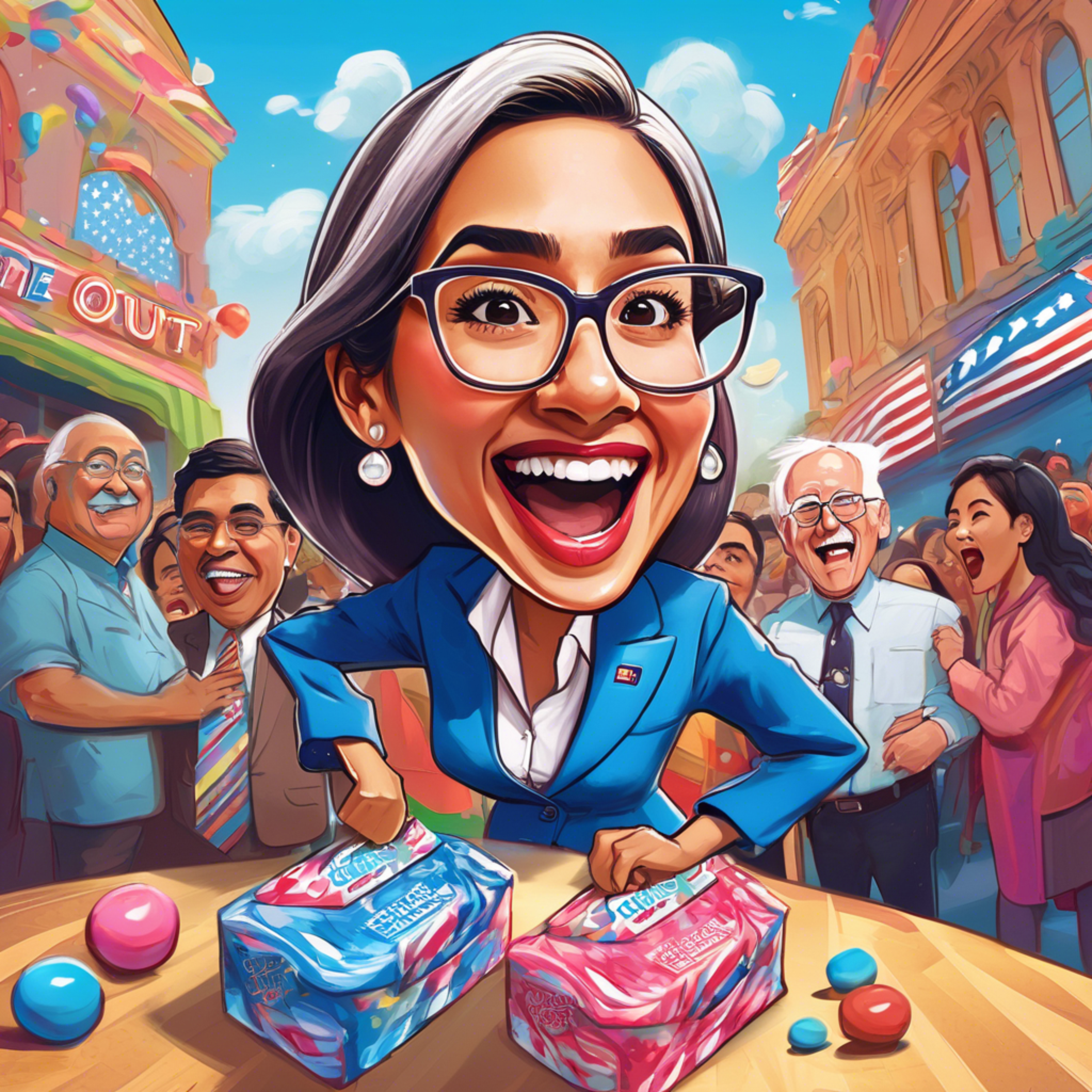 Votar Por La Locura Total AOC Es Simplemente Obsceno artwork