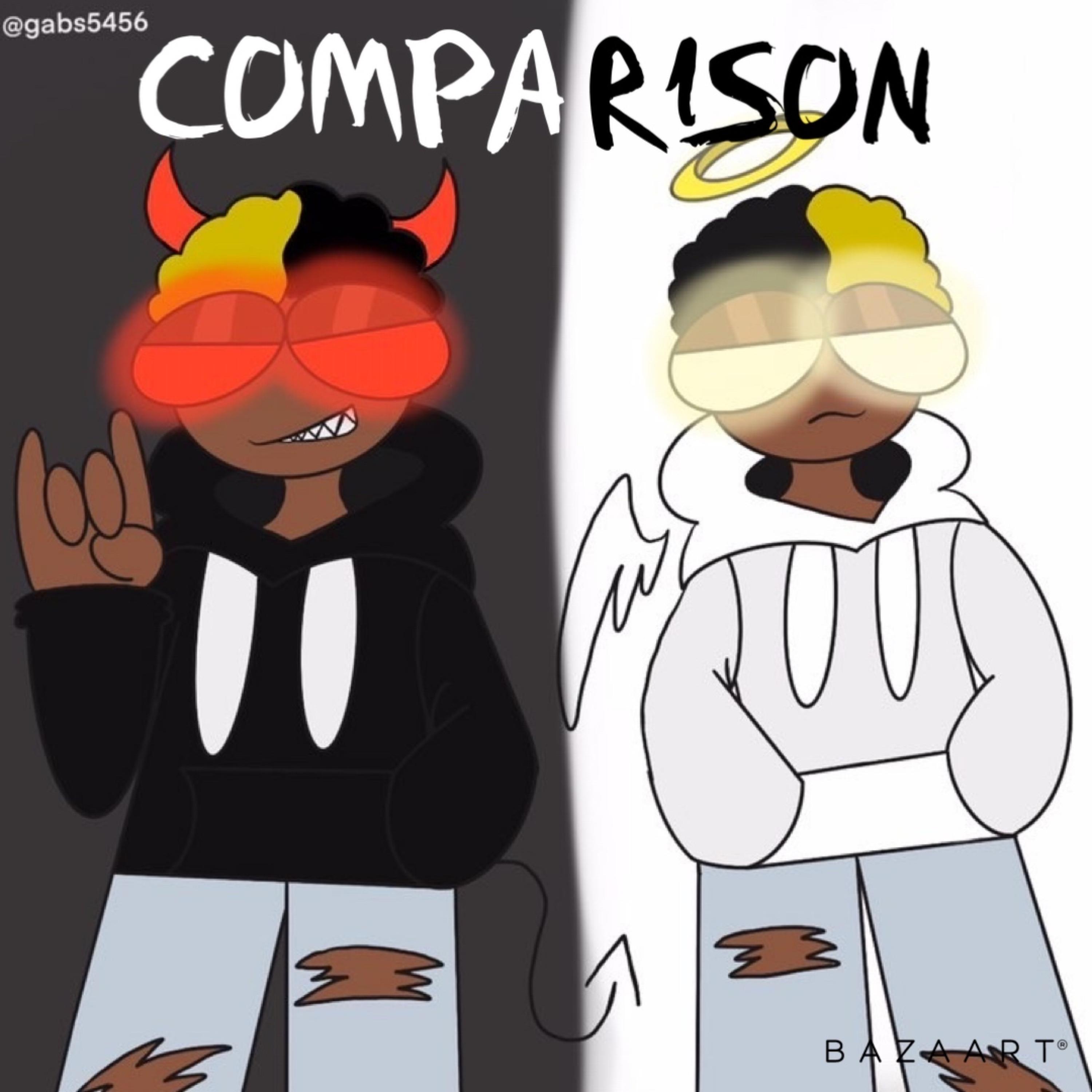 Comparison artwork