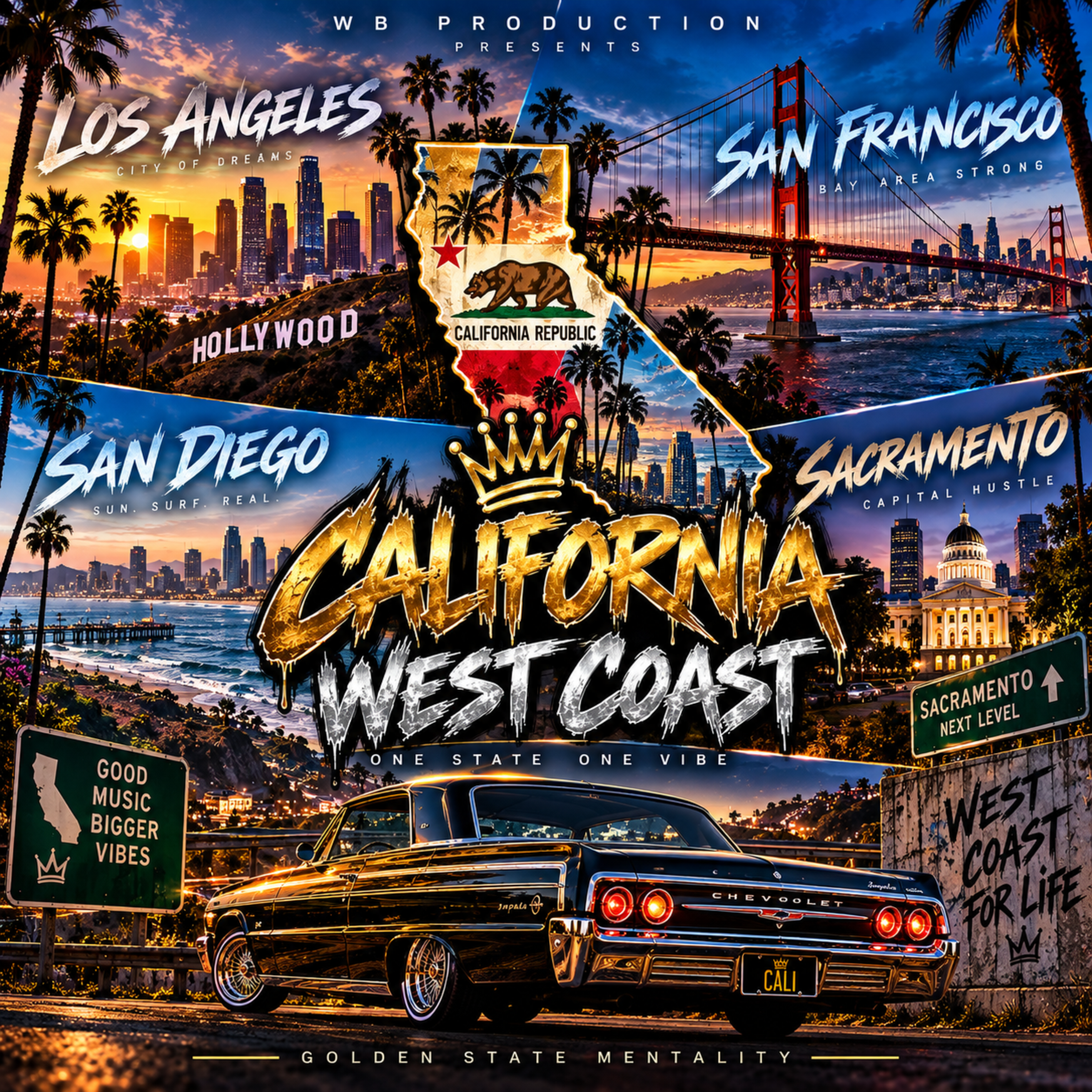 West Coast Heartbeat by waylon Burnett cover art