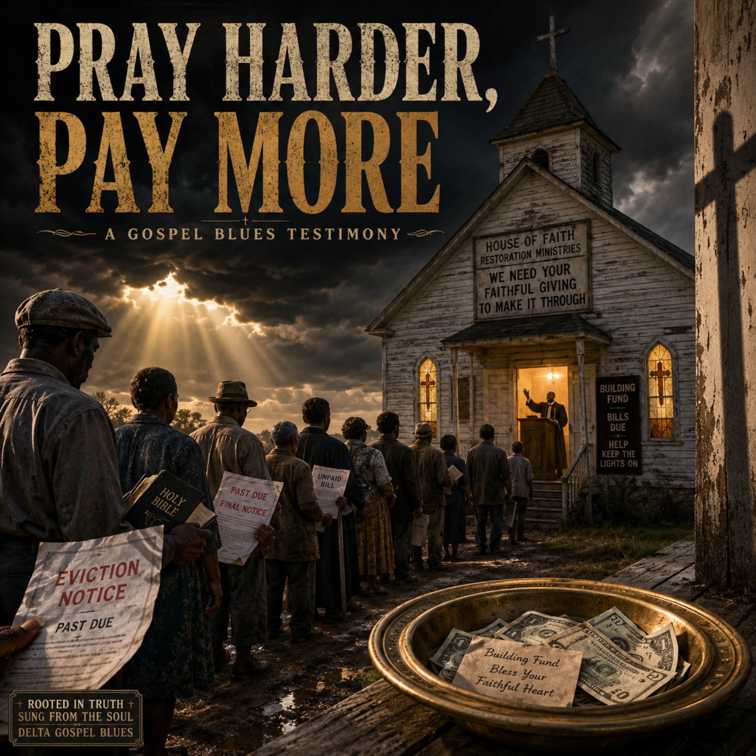 Pray Harder, Pay More by Gospel & Blues Meets Country cover art