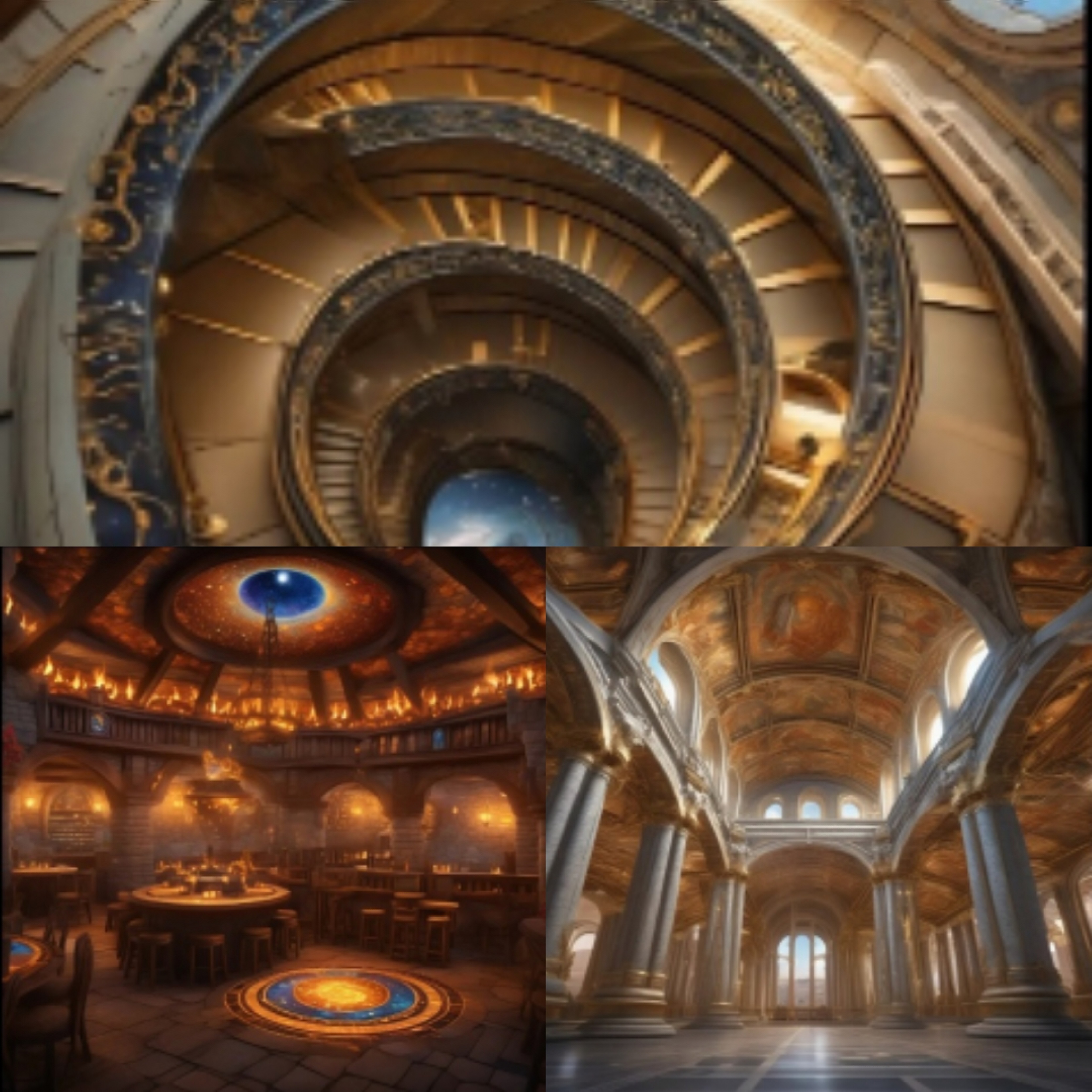 Jeffrey Hearts Space Stars Tavern Of Aphrodite & Persephone Twins artwork