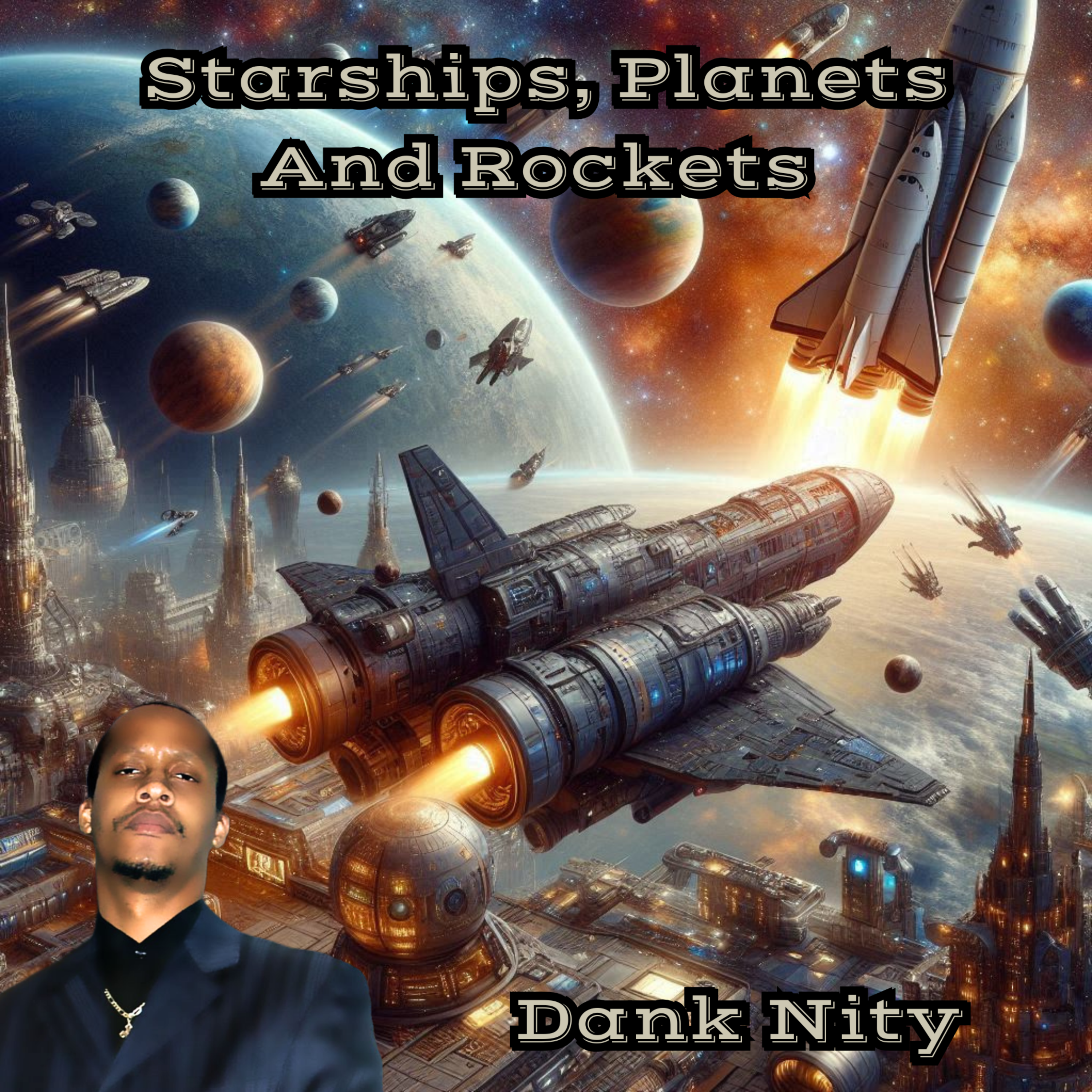 Starships, Planets And Rockets artwork