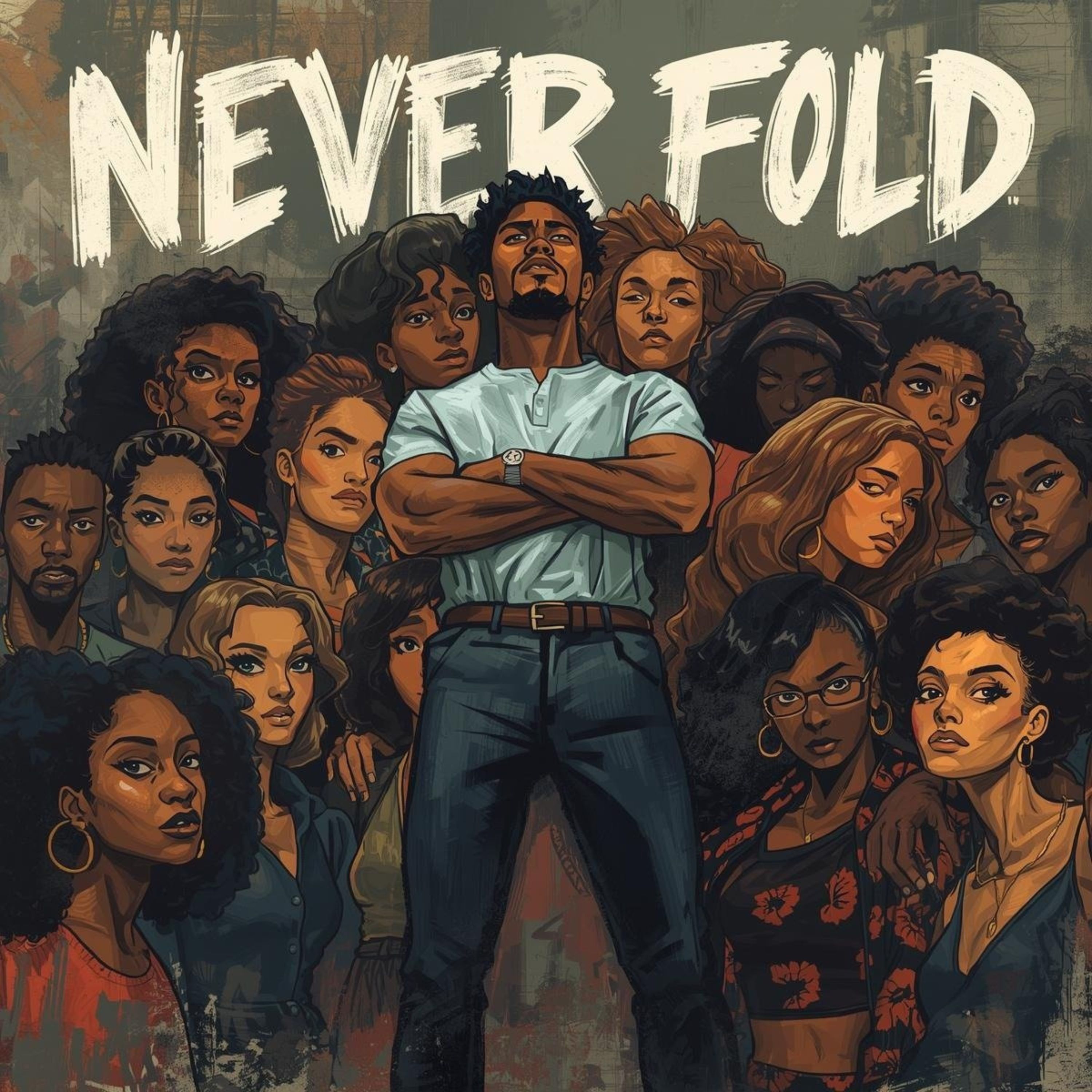 NEVER FOLD artwork