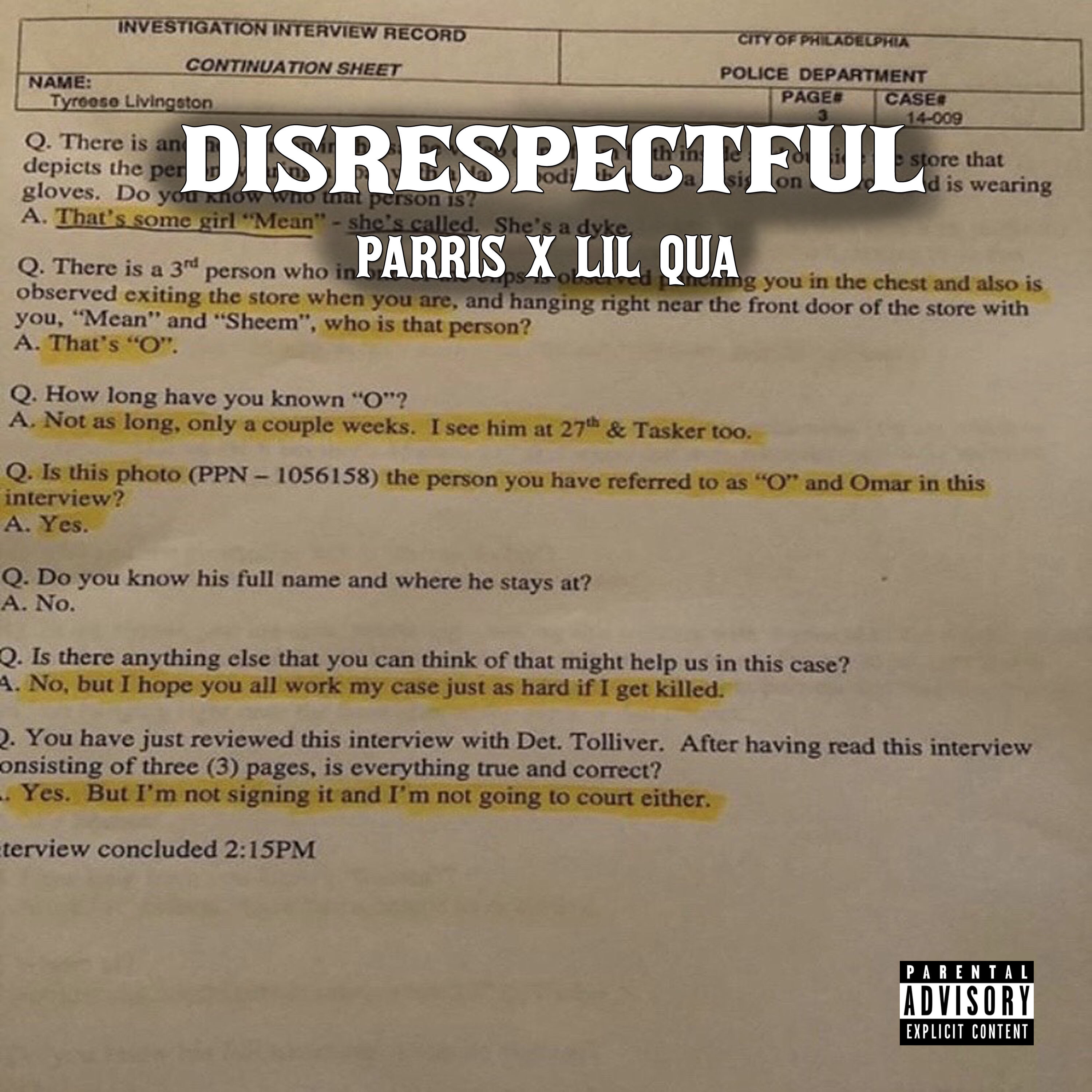 Disrespectful artwork