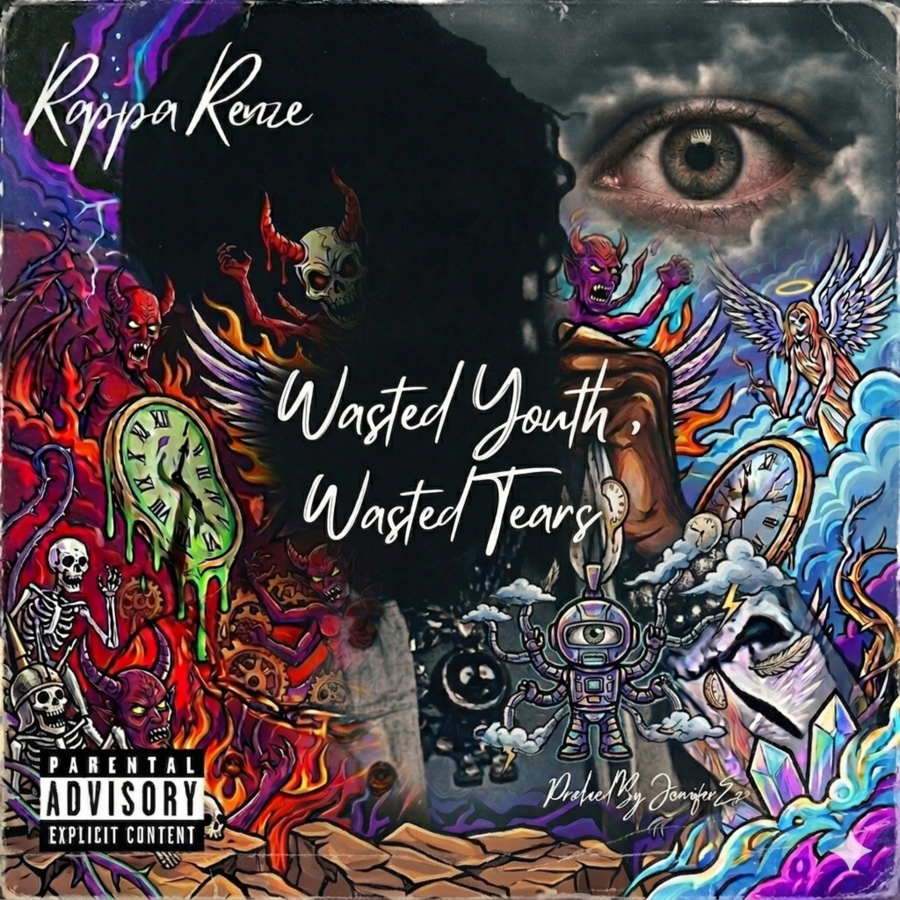 Wasted Youth , Wasted Tears artwork
