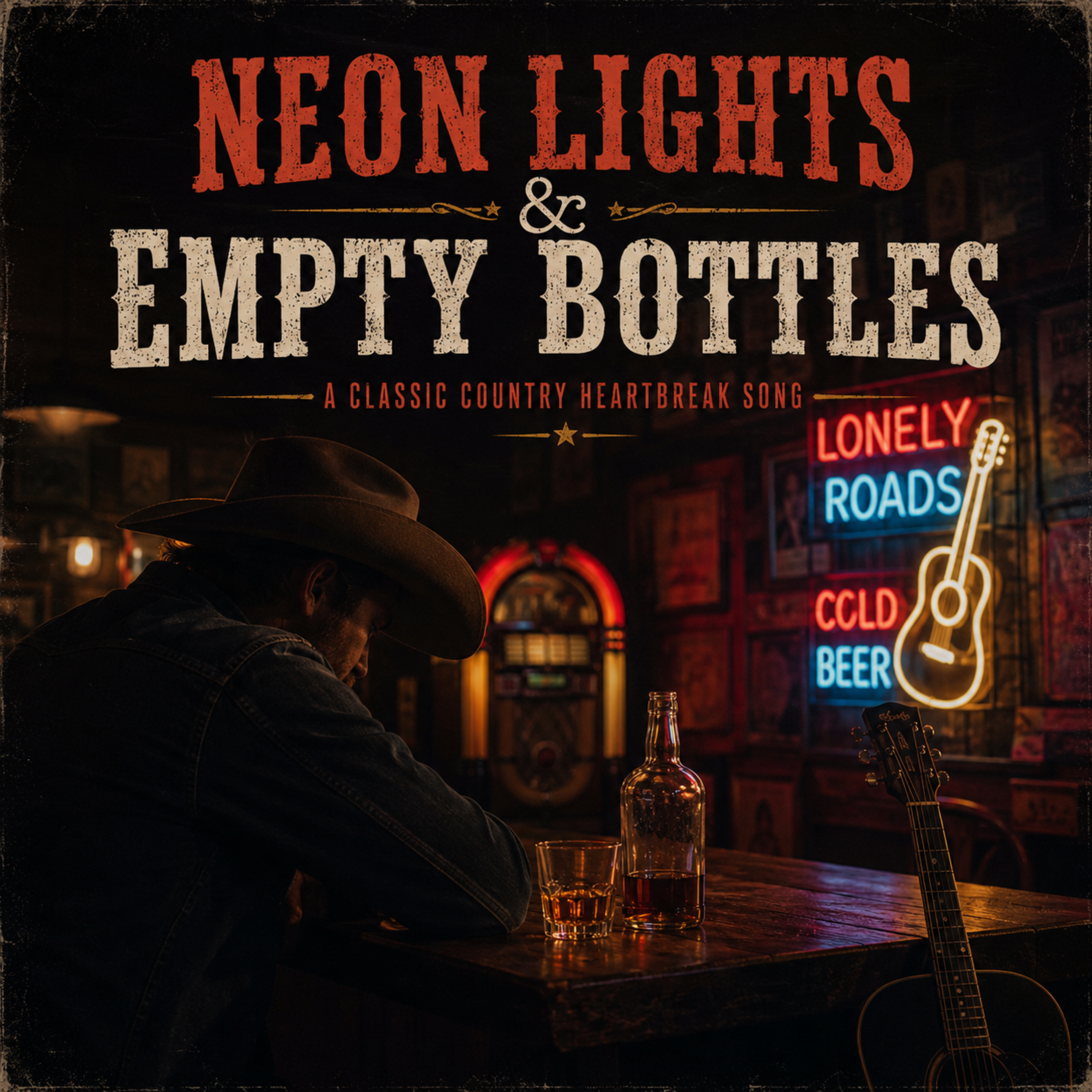 NEON LIGHTS & EMPTY BOTTLES by waylon Burnett cover art
