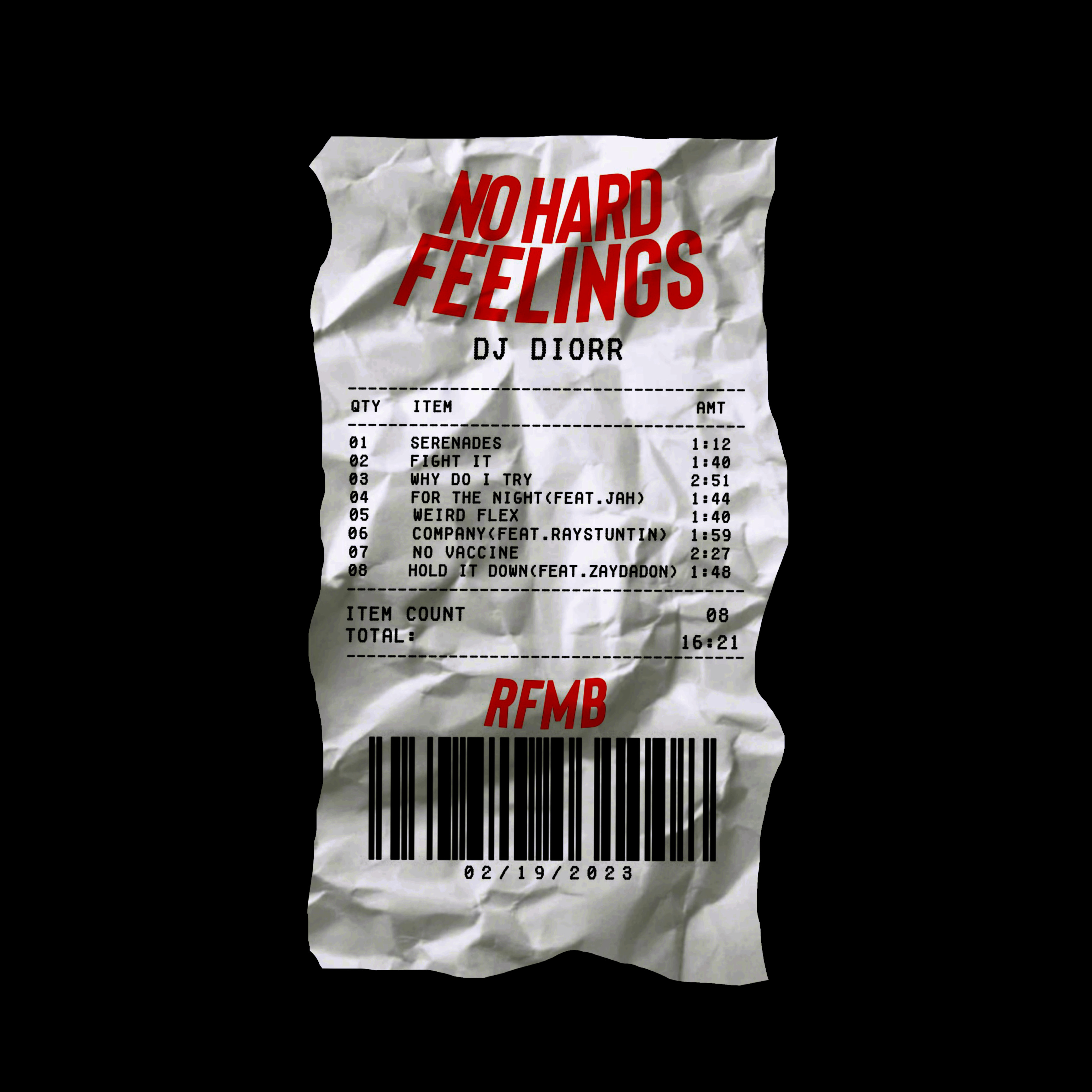 No Hard Feelings artwork
