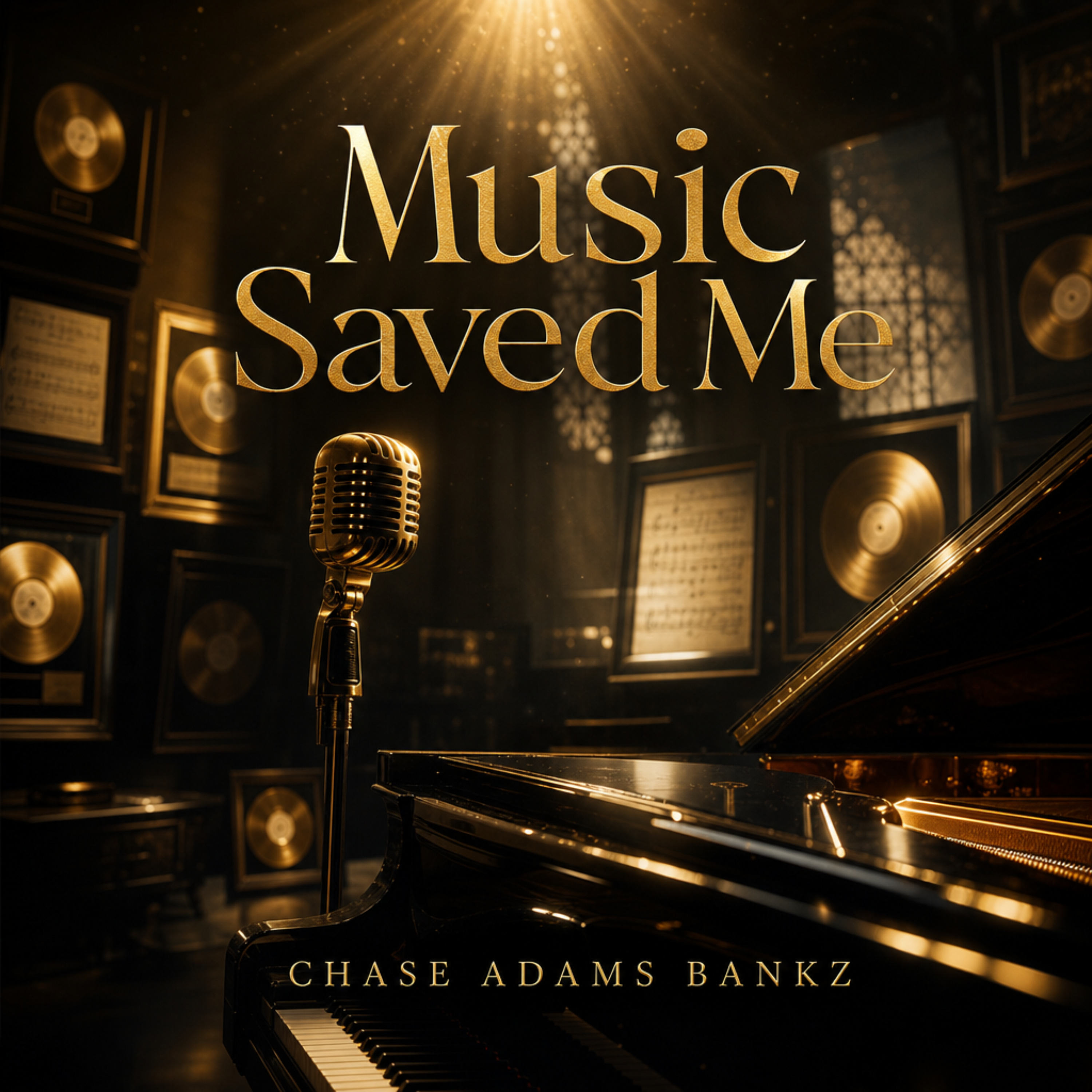 Music Saved Me by Chase Adams Bankz cover art