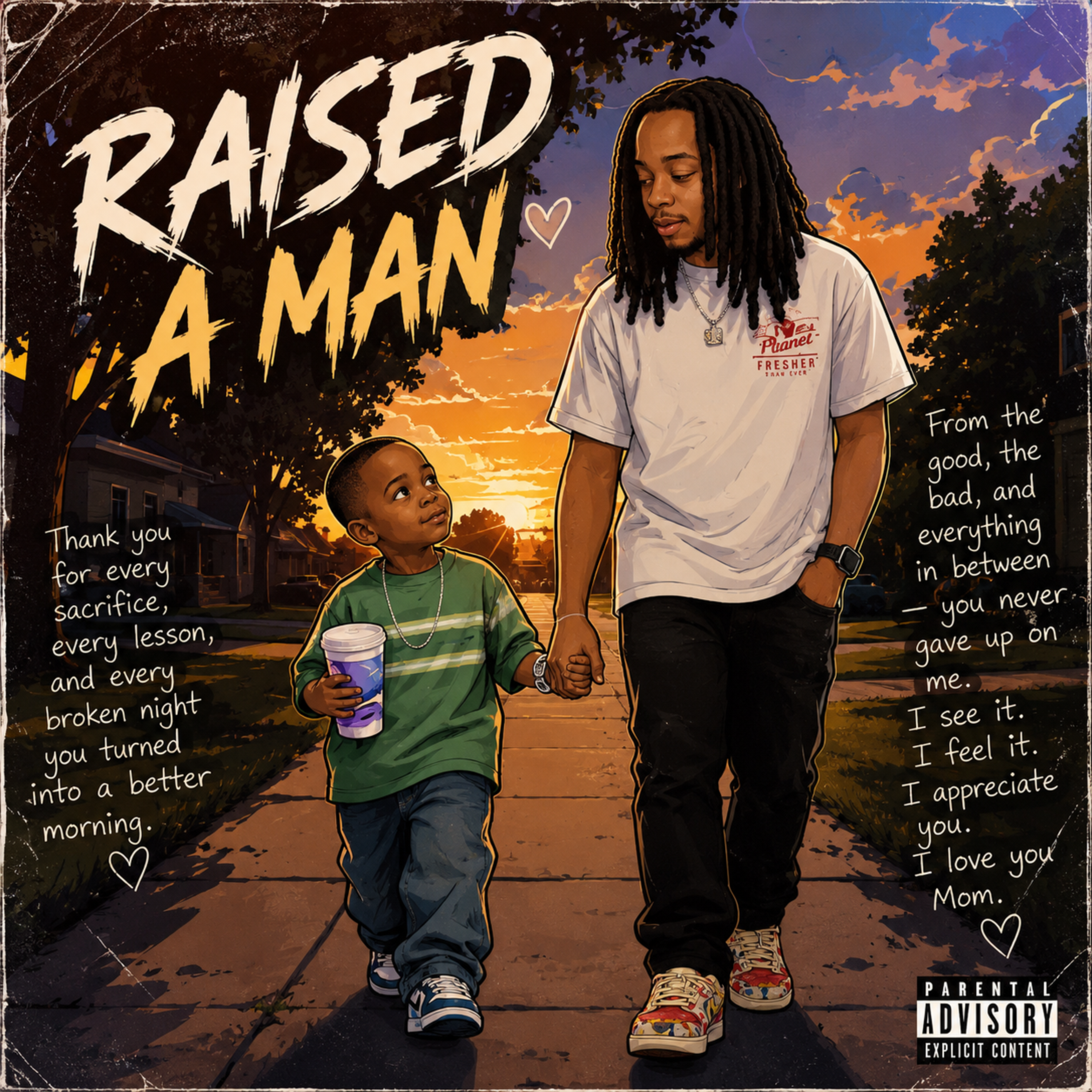 Raised A Man by 4Way Slee cover art