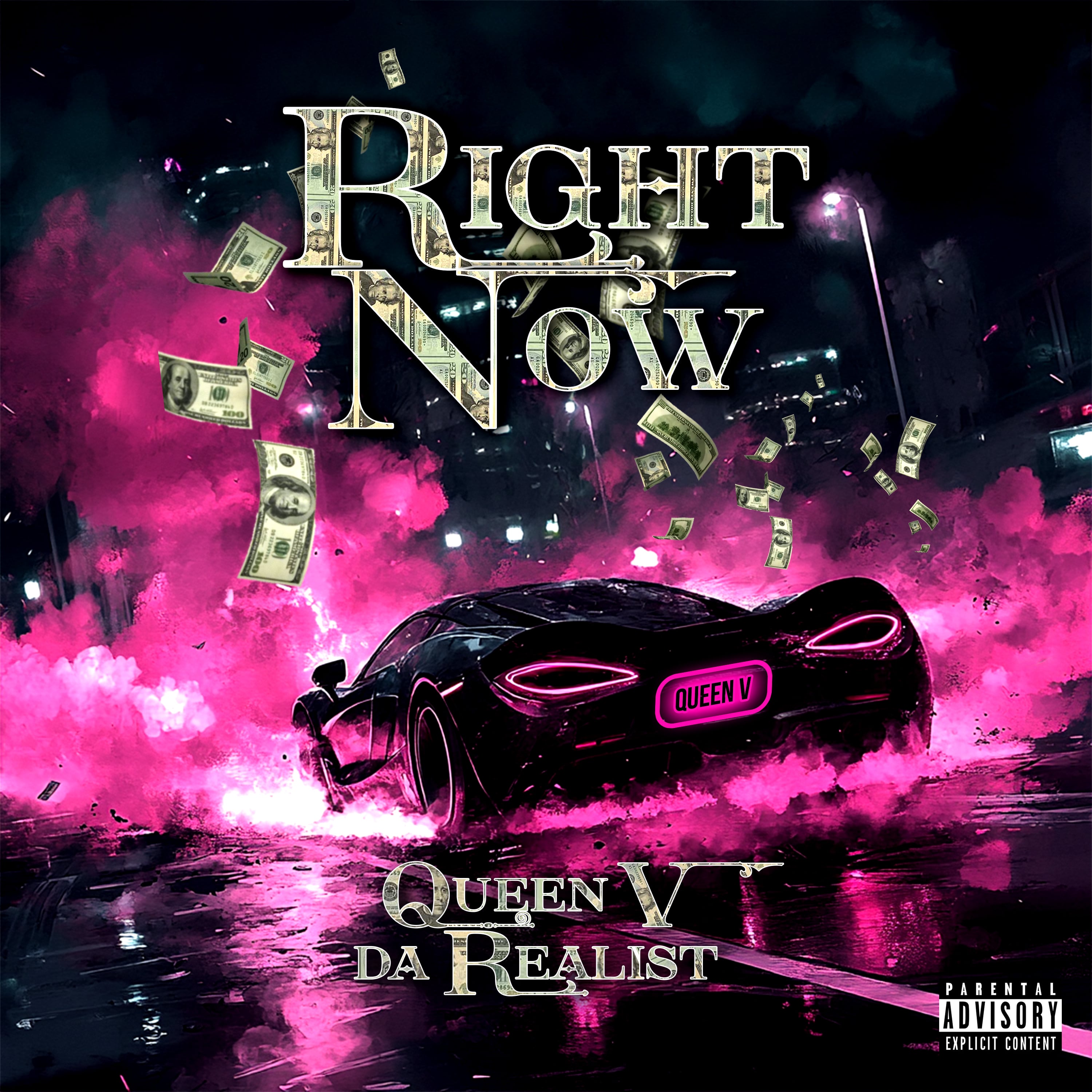 Right Now by Queen V the Realist cover art
