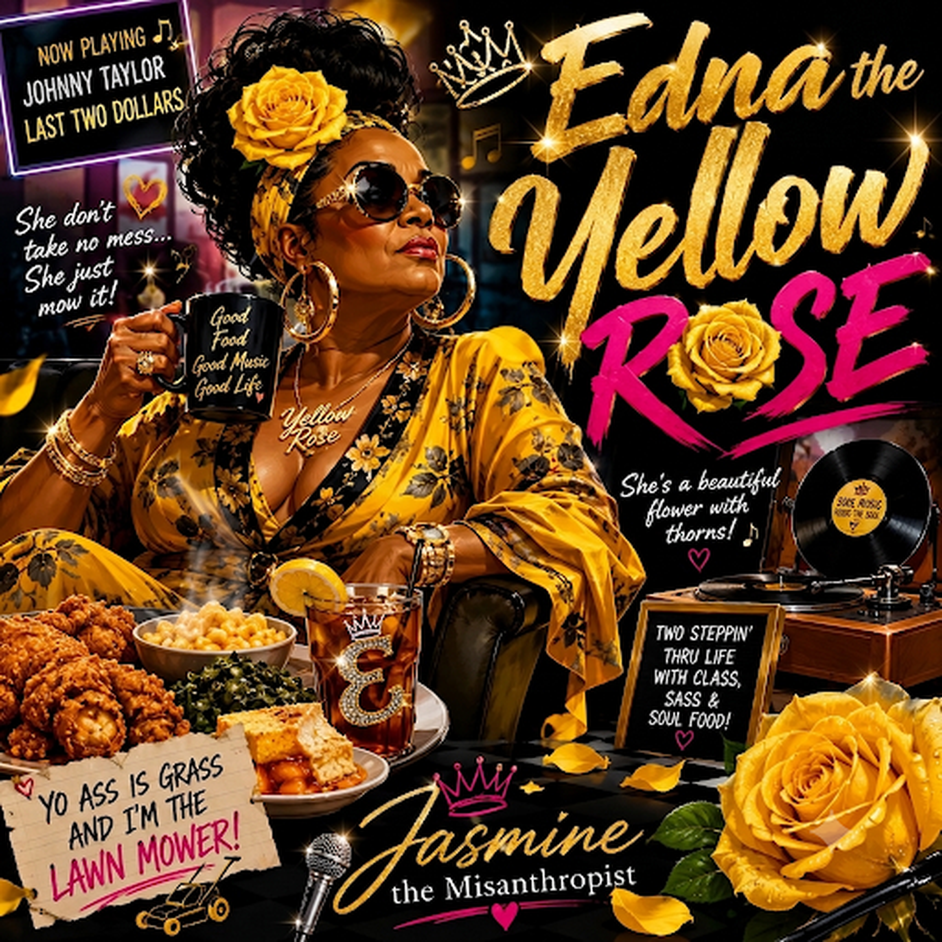 Edna the Yellow Rose by Jasmine the Misanthropist cover art