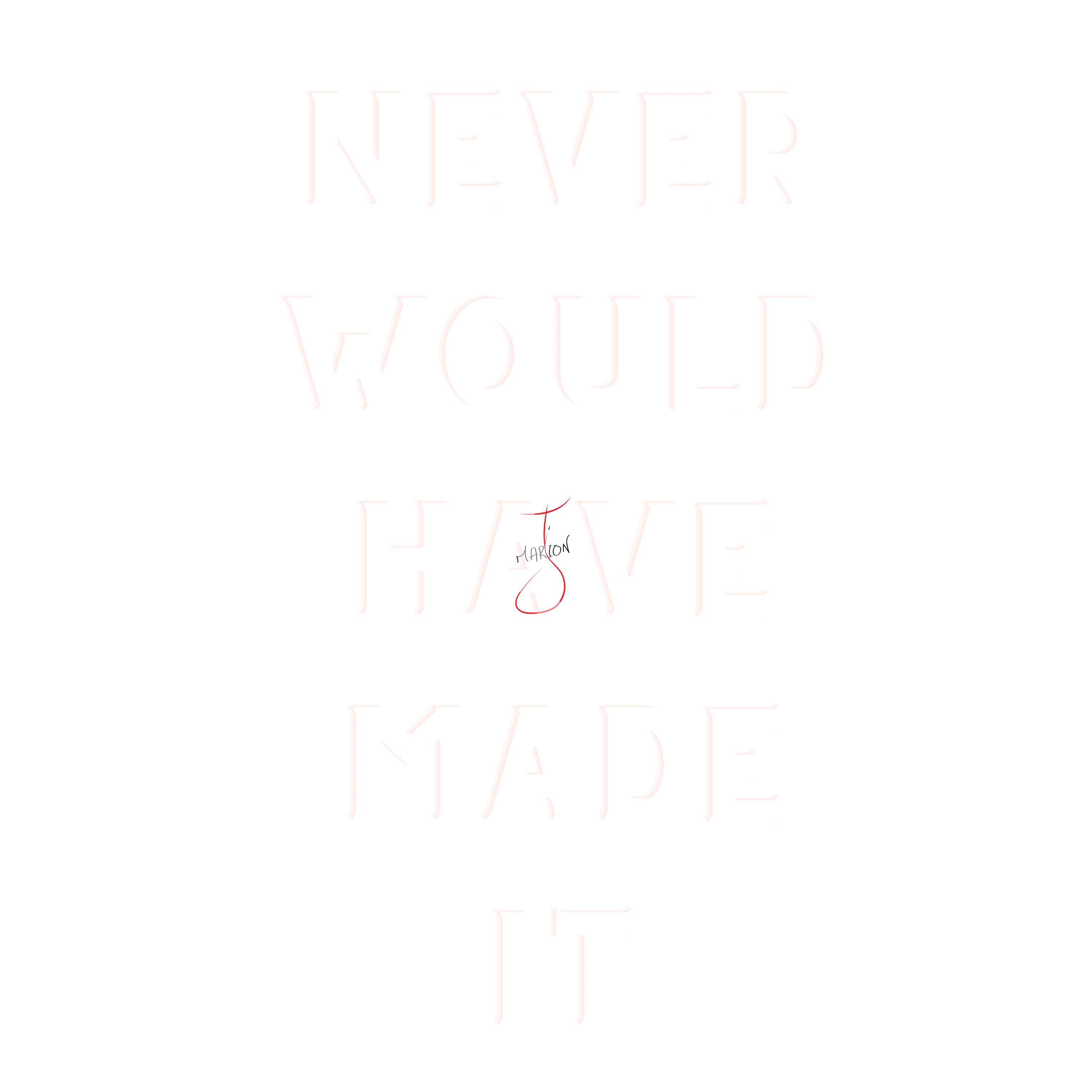 Never Would Have Made It artwork