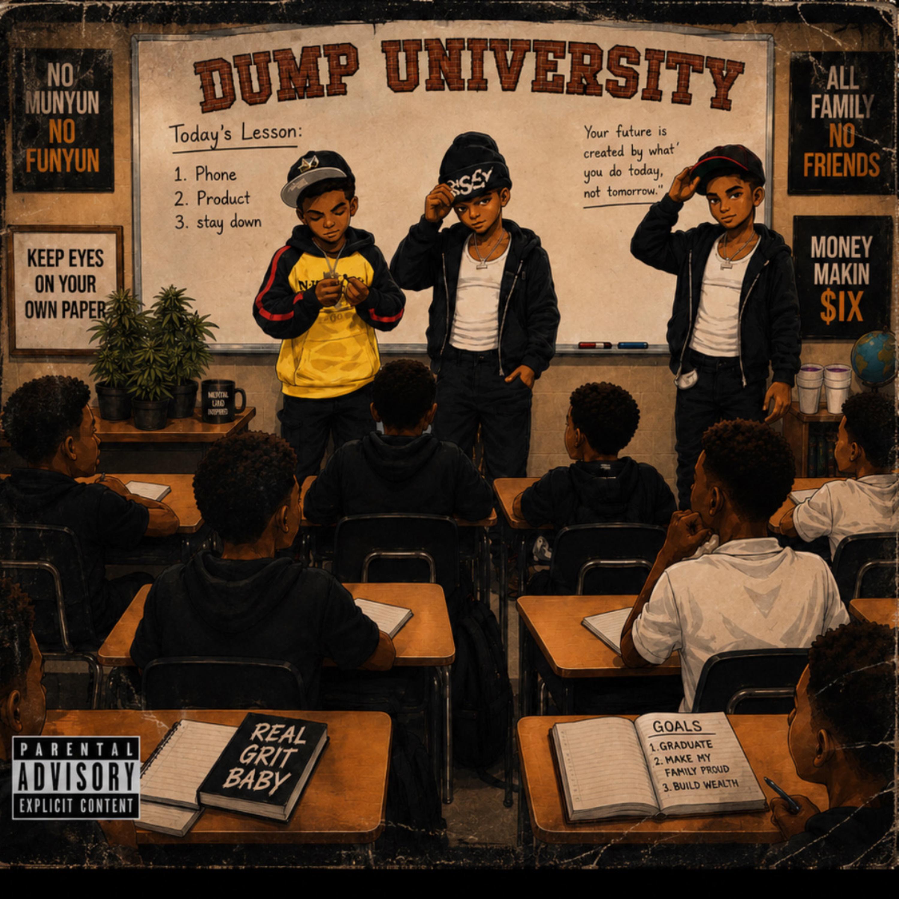 Dump University by ALL FAMILY NO FRIENDS cover art