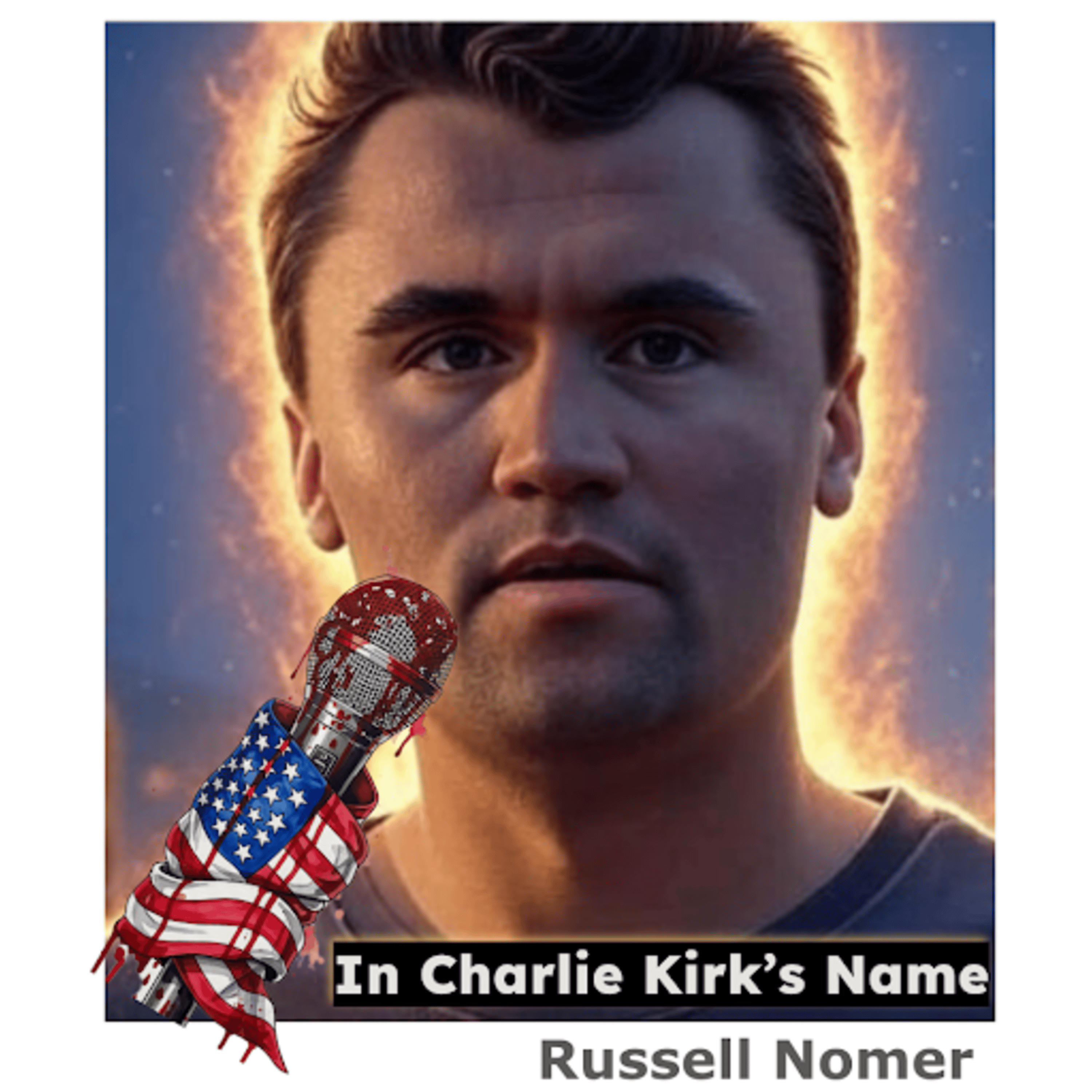 In Charlie Kirk's Name artwork