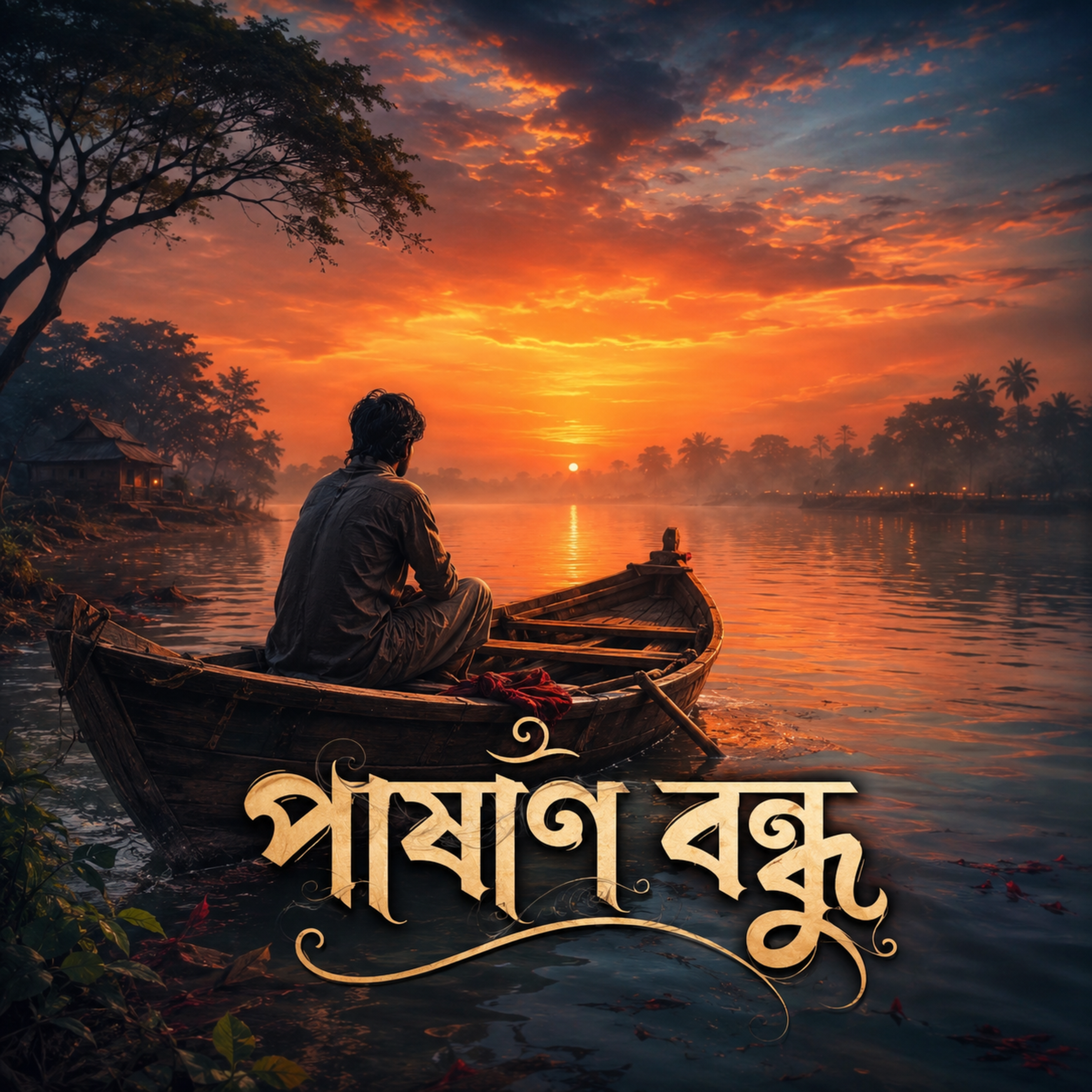 পাষাণ বন্ধু (Pashan Bondhu Bangla Folk Sad Song) by Rabiul Karim cover art