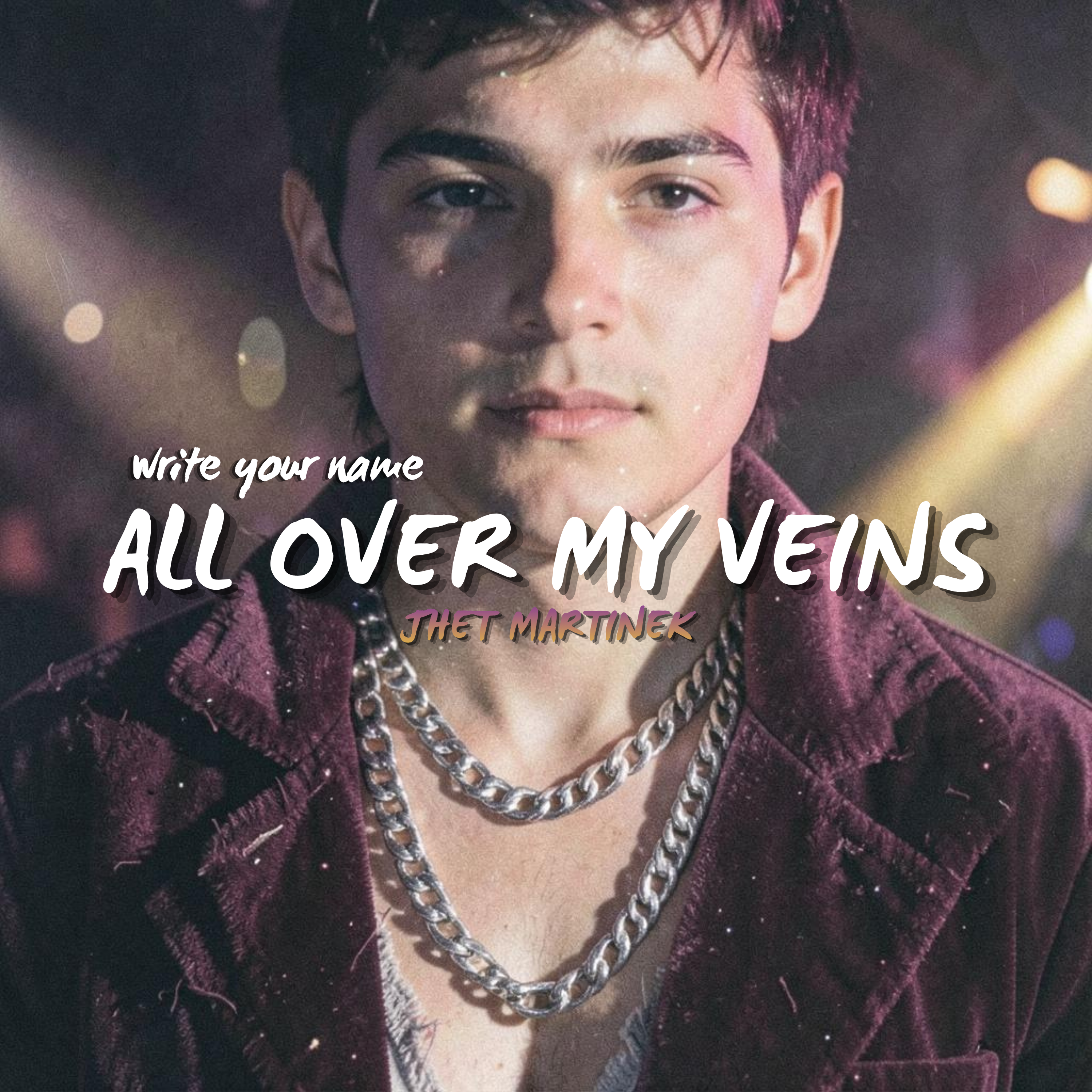 Write your name all over my veins artwork