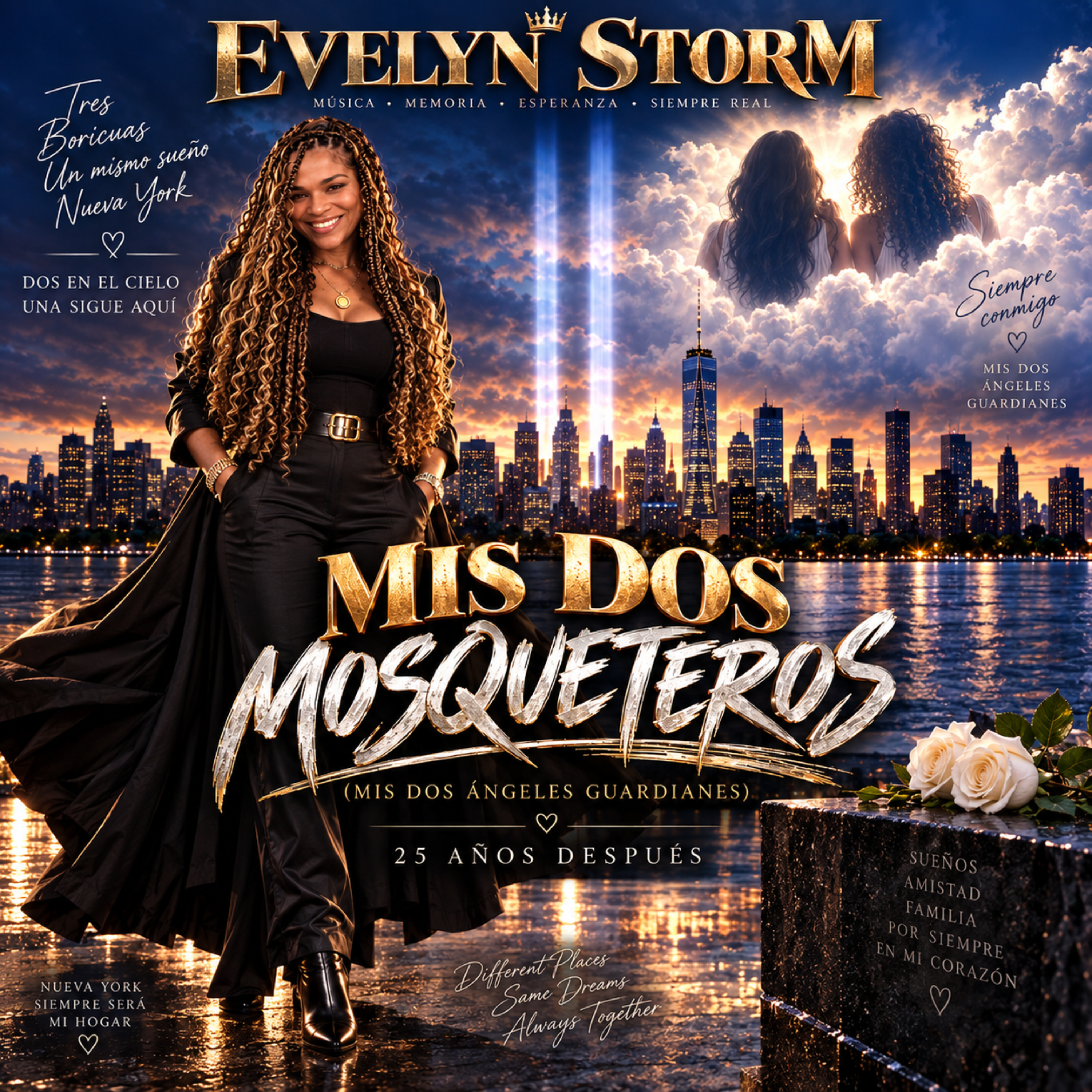 MIS DOS MOSQUETEROS  (My Two Guardian Angels) by Evelyn Storm cover art