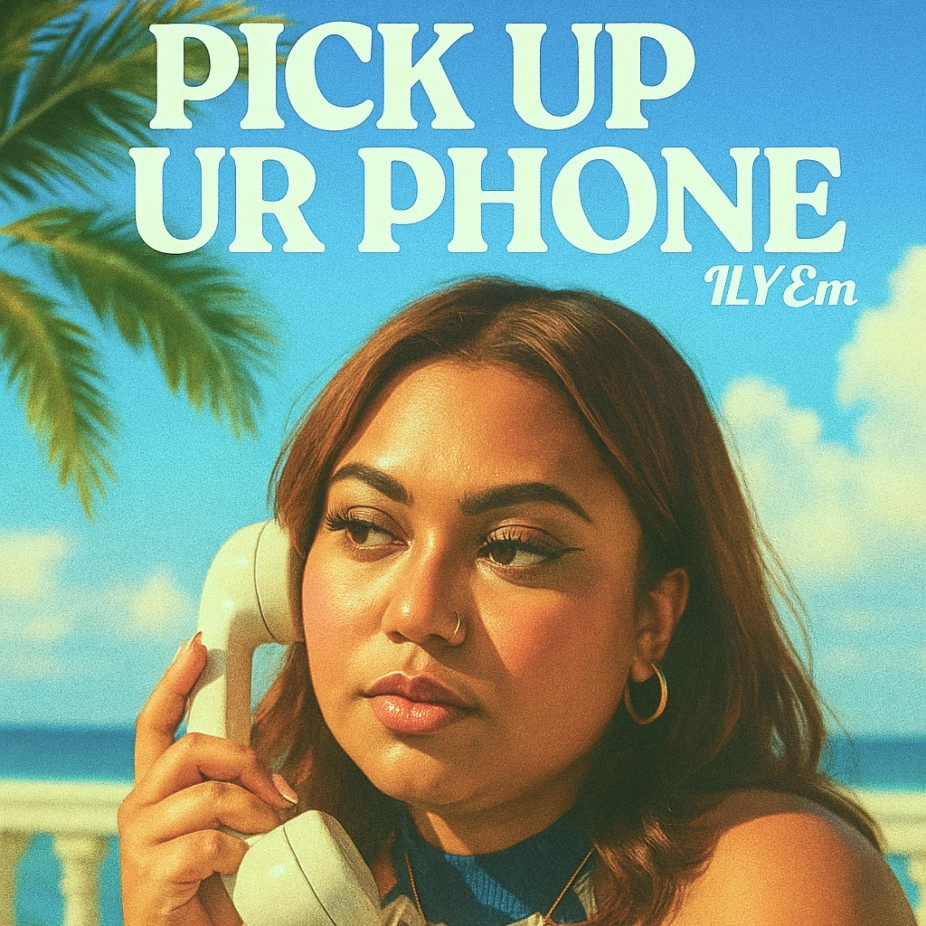 PICK UP UR PHONE artwork