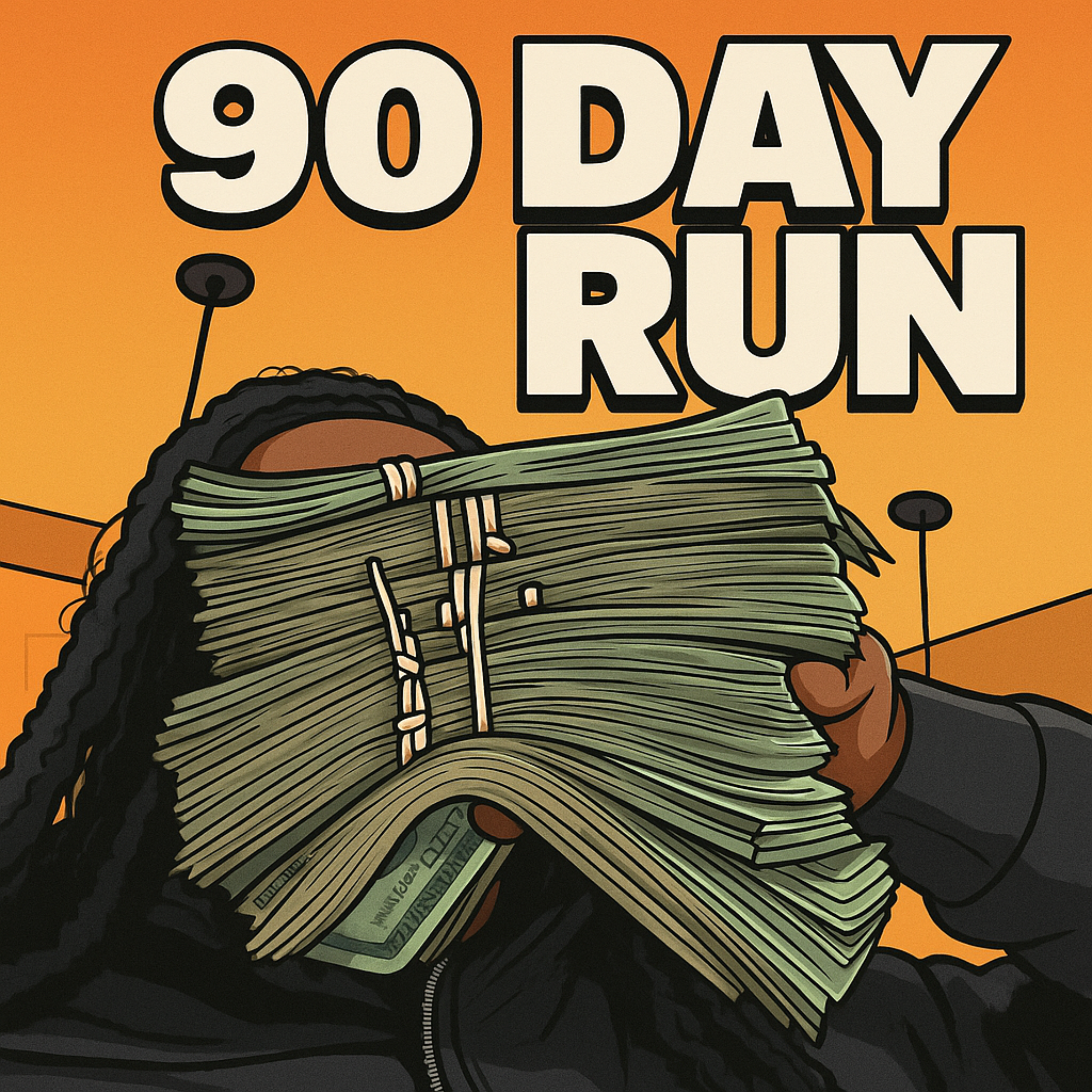 90 DAY RUN artwork