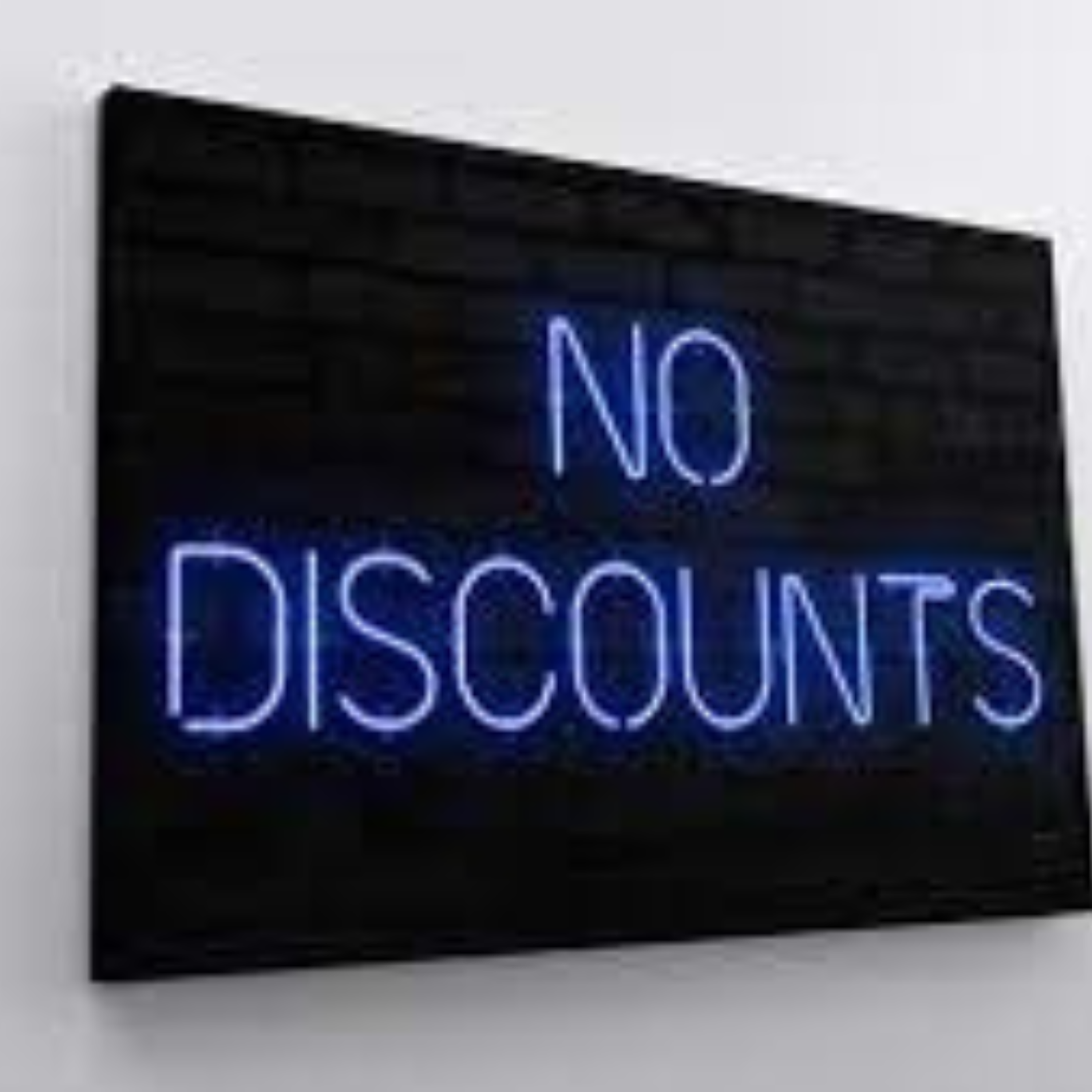 No Discounts artwork
