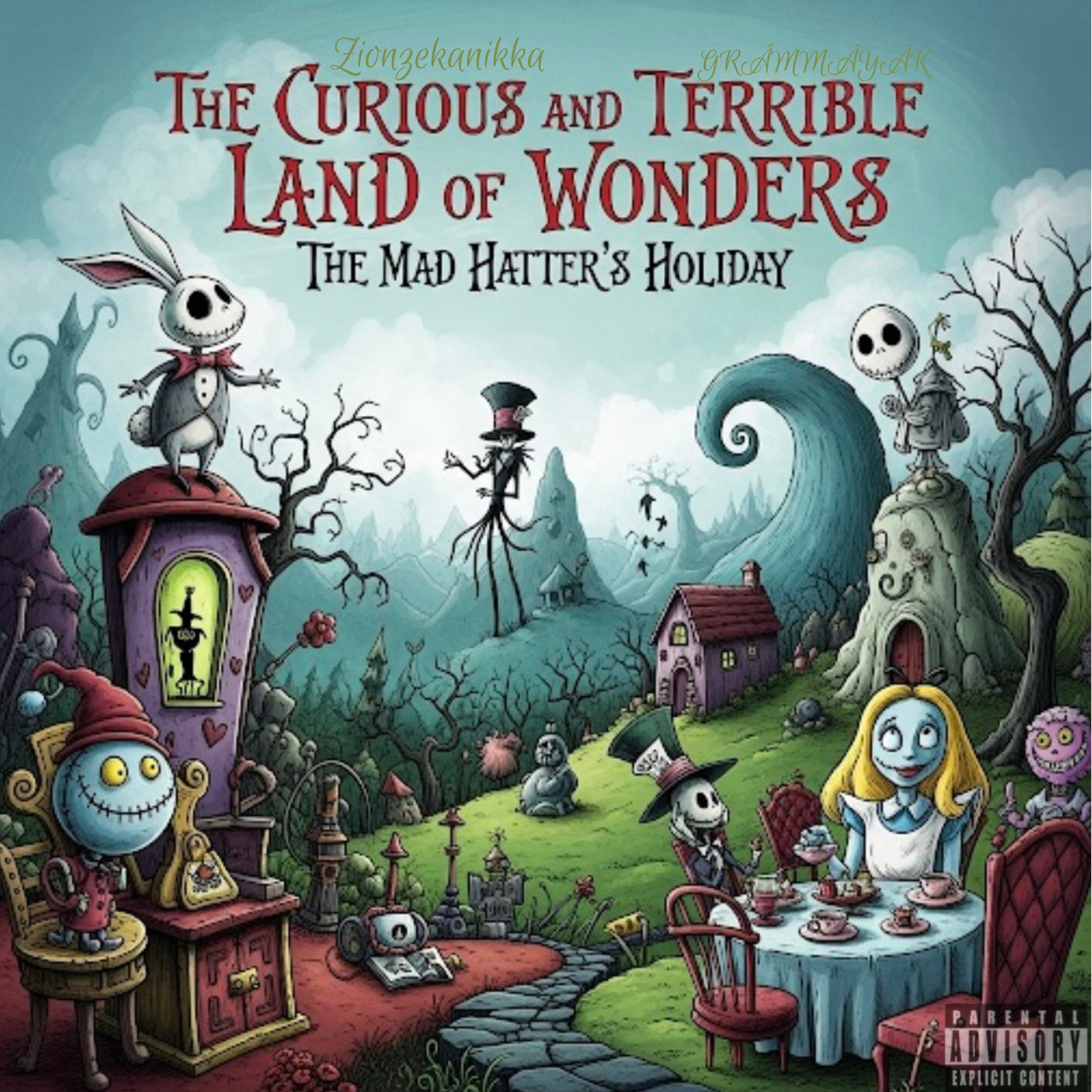 The Curious And Terrible Land Of Wonders: The Mad Hatters Holiday artwork