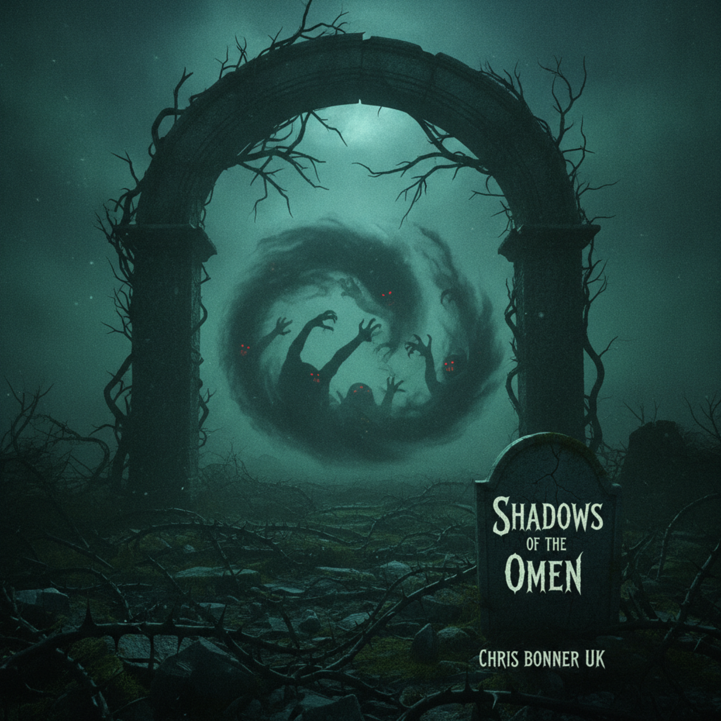 Shadows Of The Omen by Chris Bonner UK cover art
