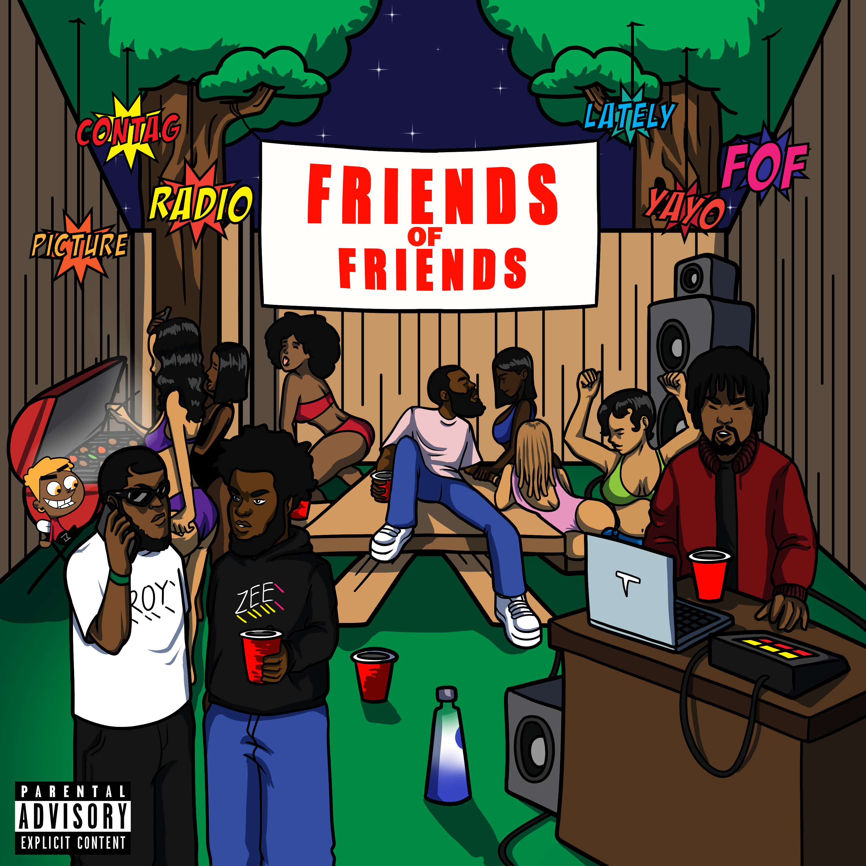 Friends of Friends by Zapalh cover art