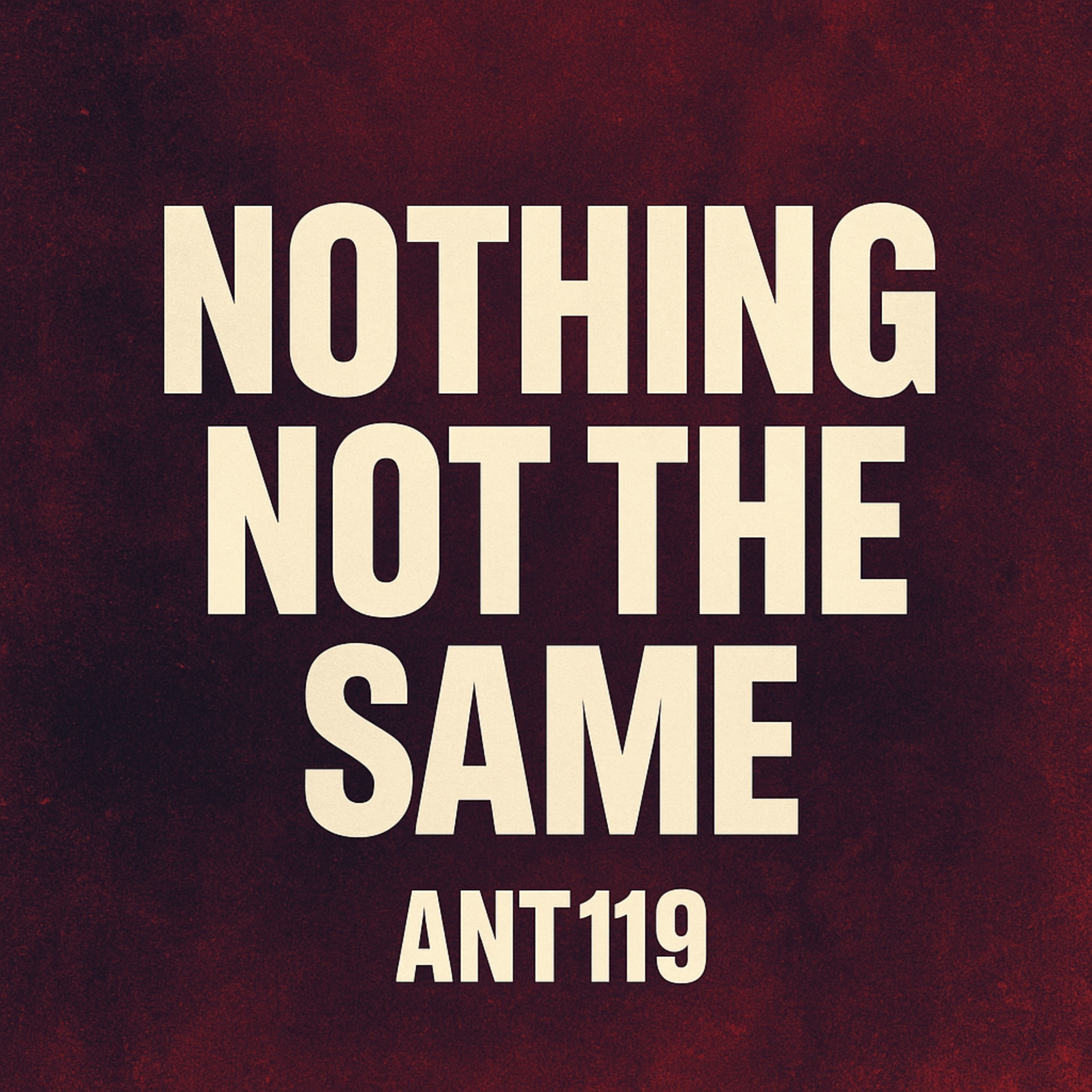 Nothing Not The Same artwork