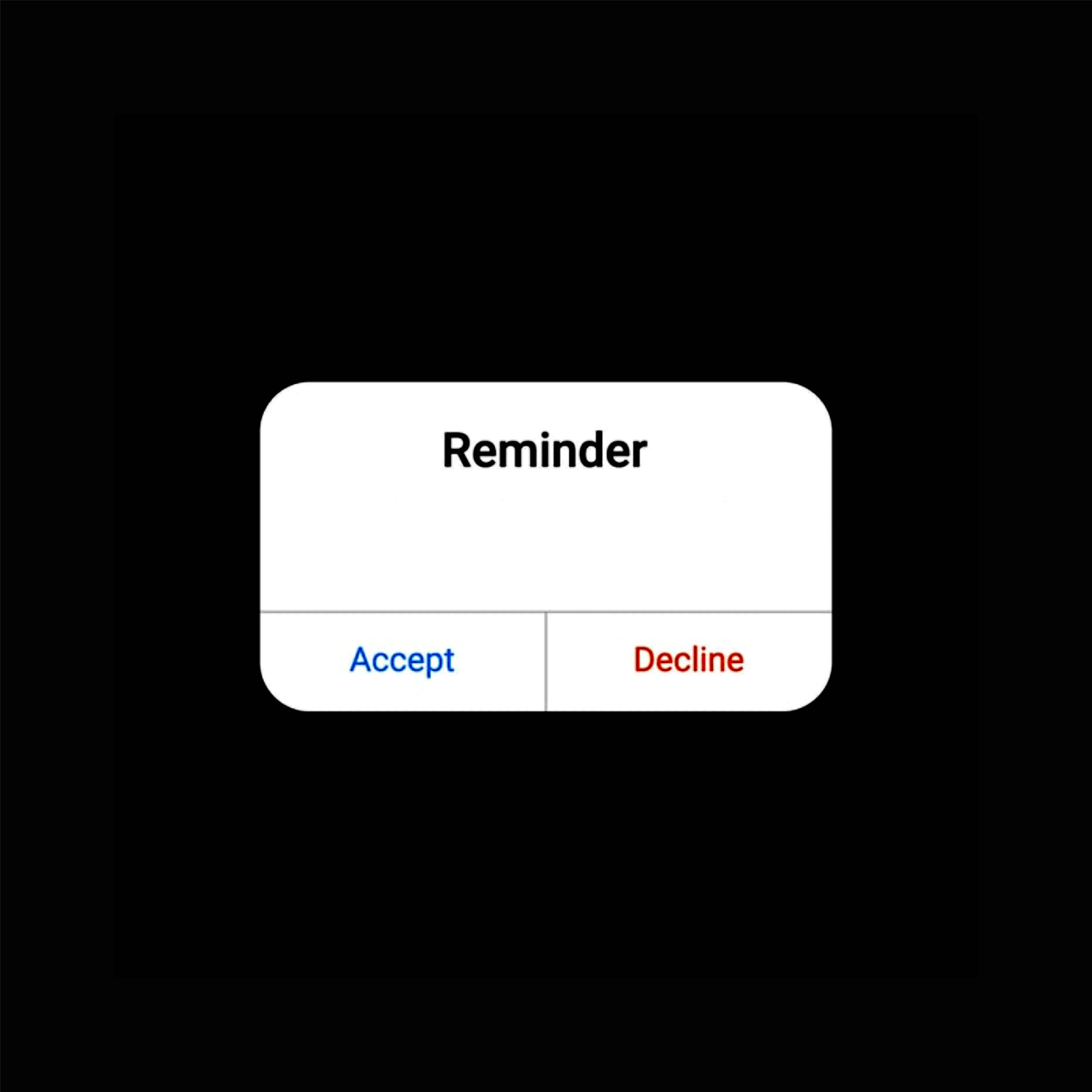 reminder artwork