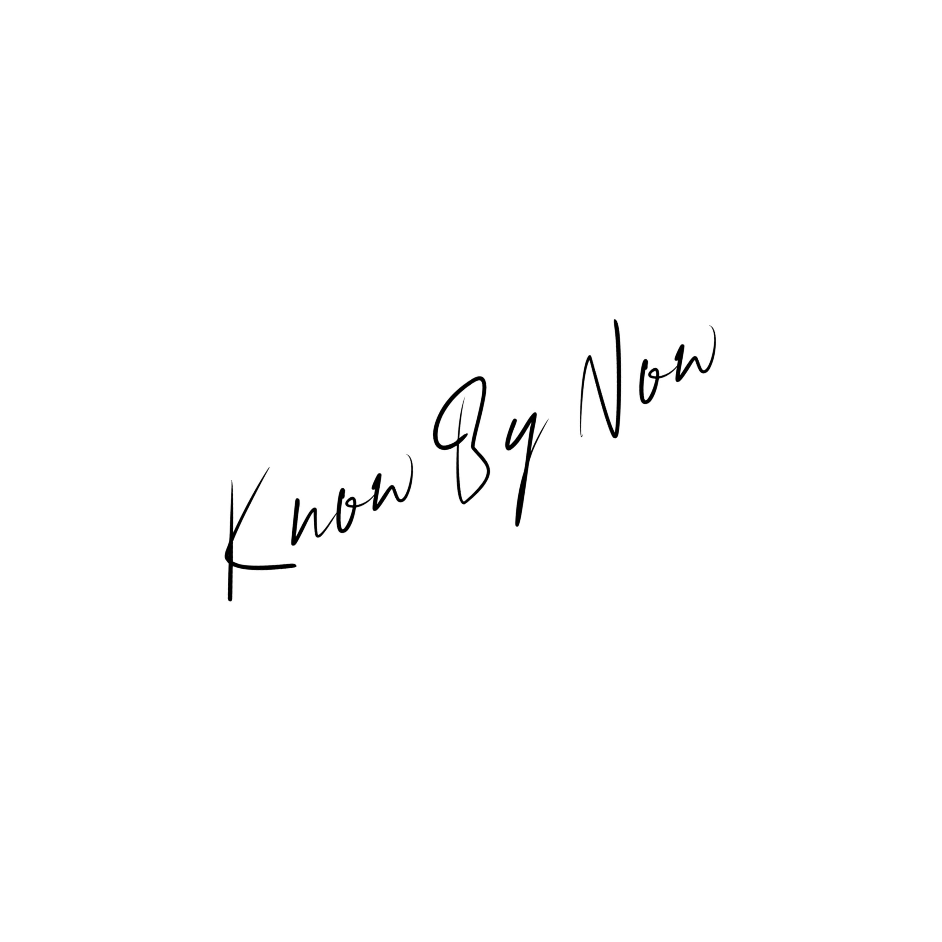 Know By Now artwork