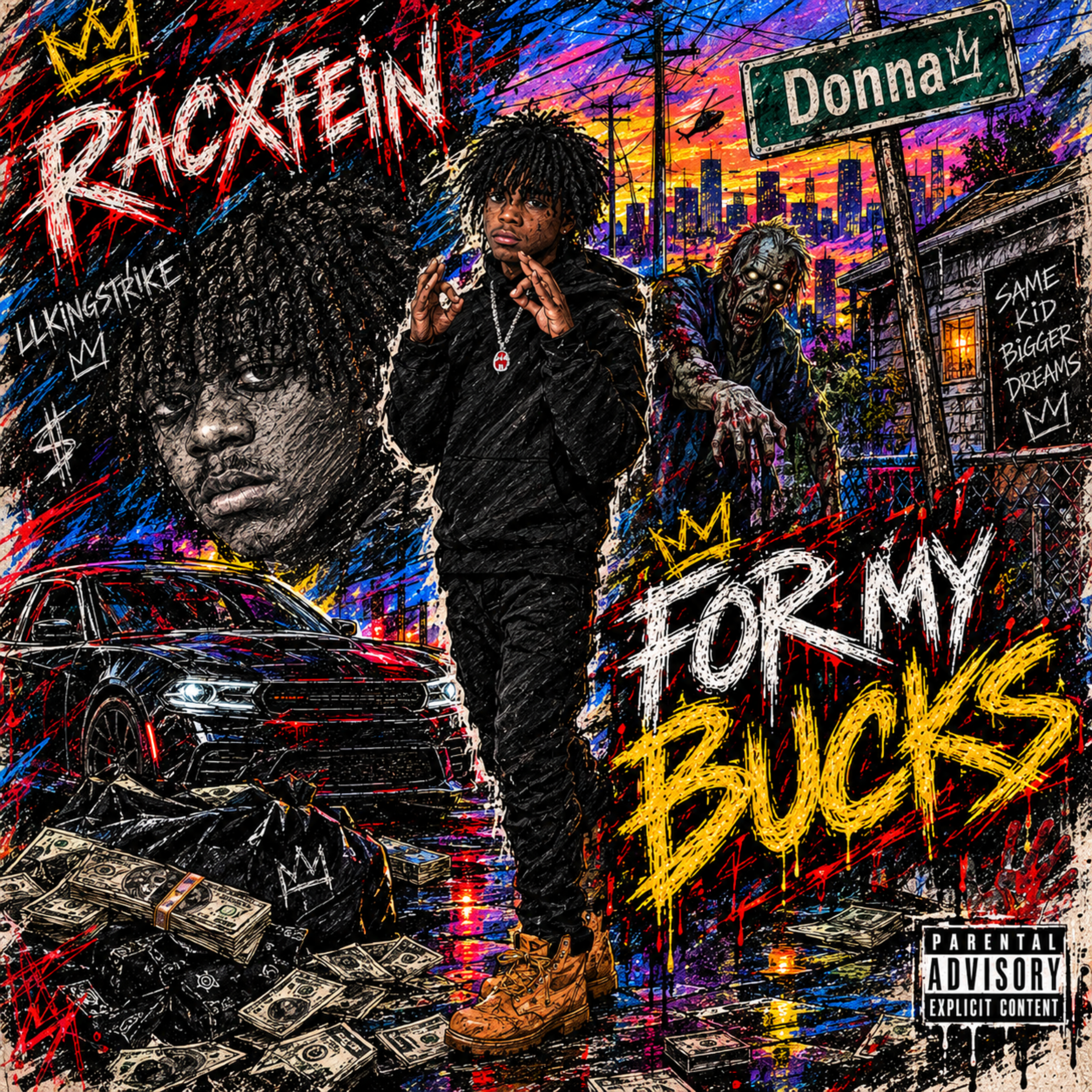 For My Bucks by Racxfein cover art