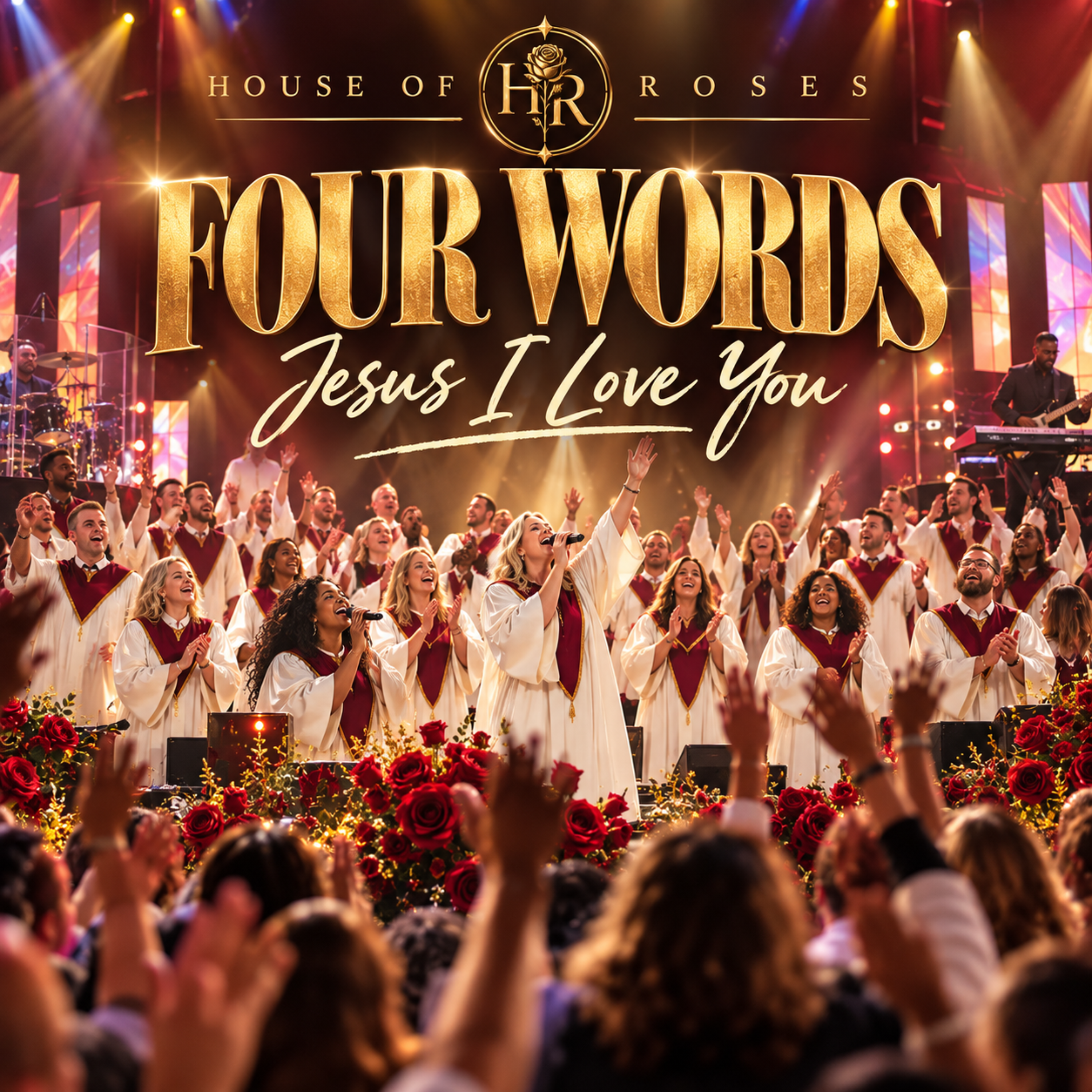 Four Words (Jesus I Love You) by House of Roses cover art