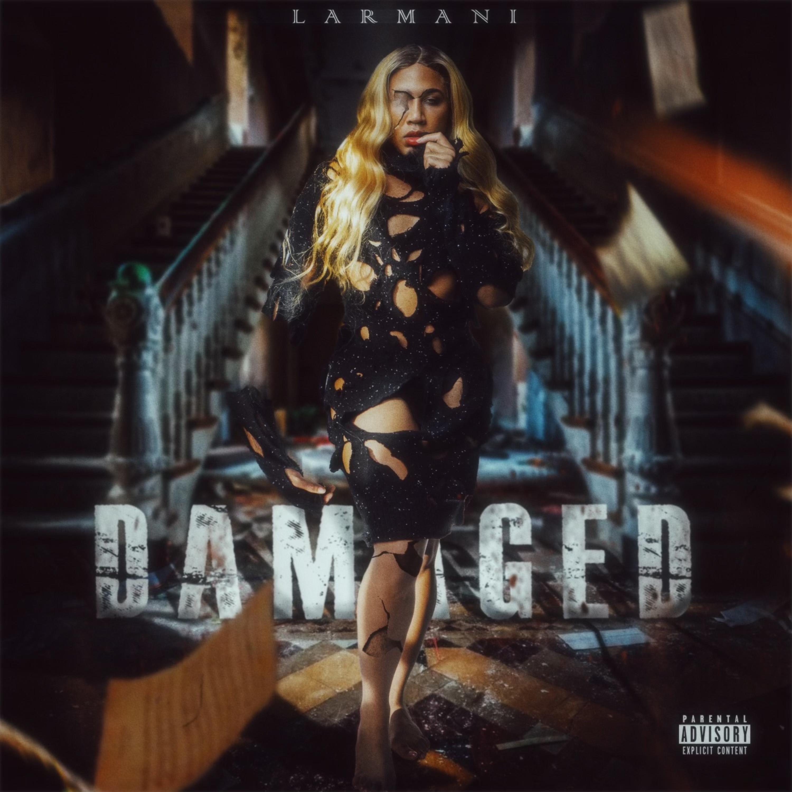 Damaged artwork