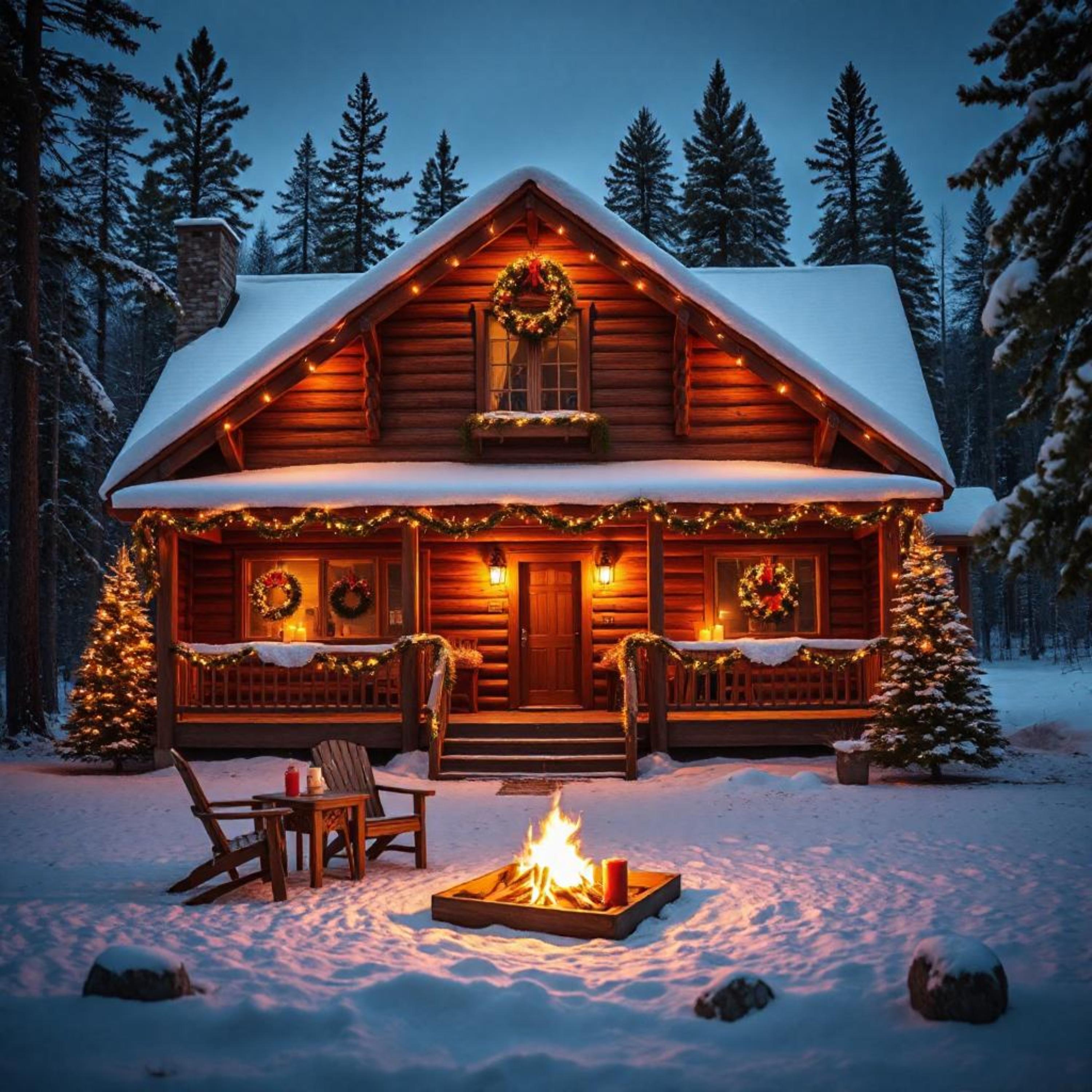 Christmas At The Cabin artwork