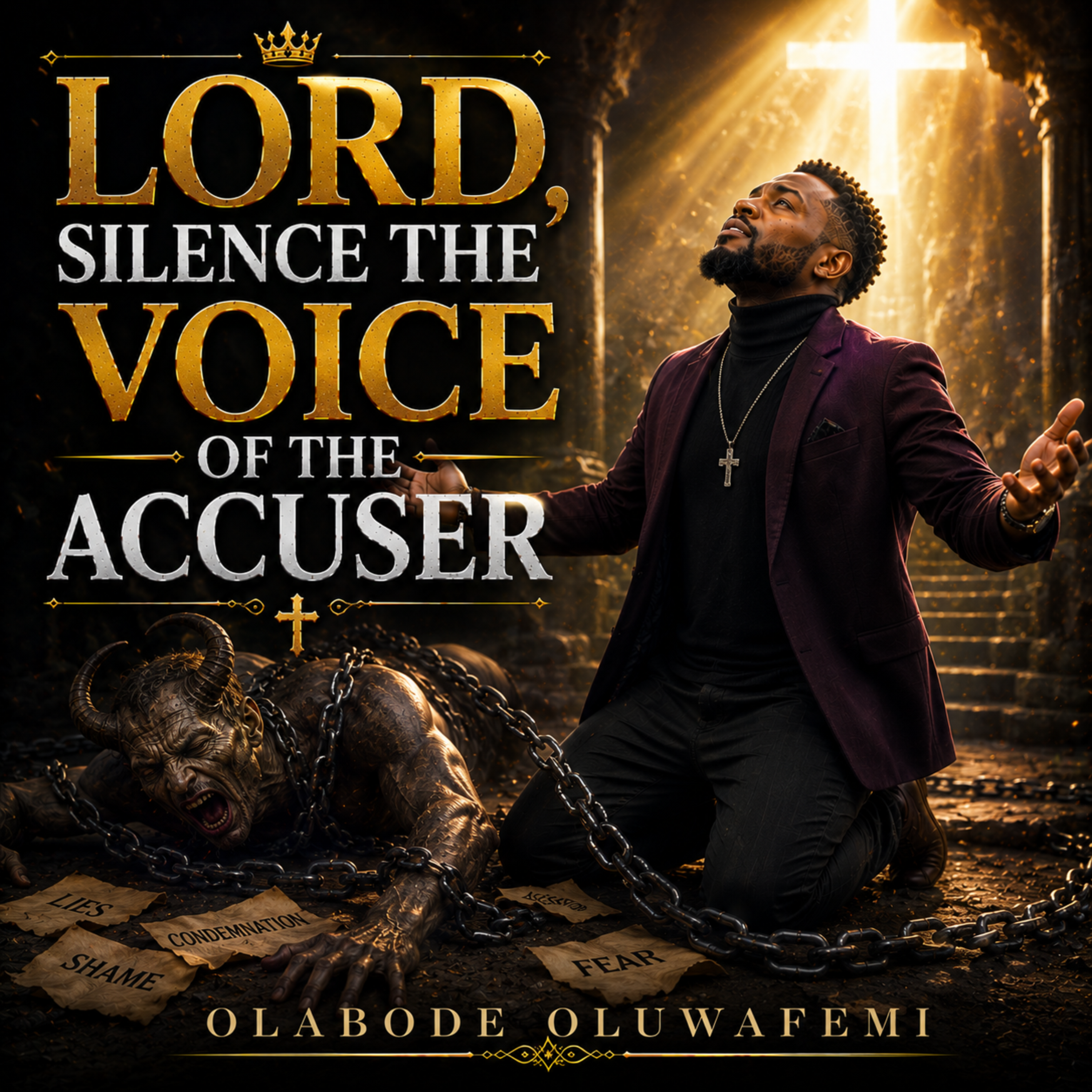 Lord, Silence the Voice of the Accuser by olabode oluwafemi cover art