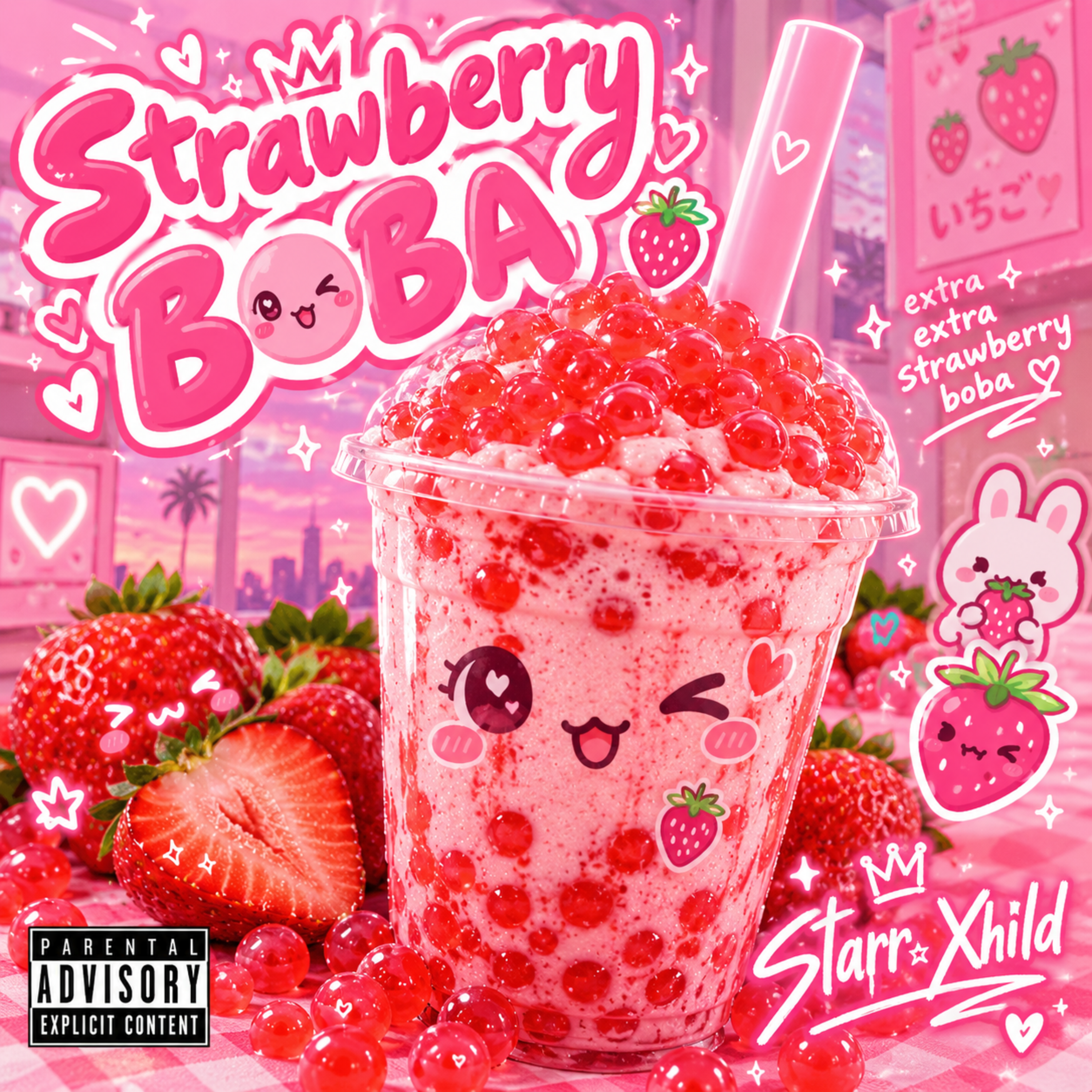 Strawberry Boba by Starr Xhild cover art