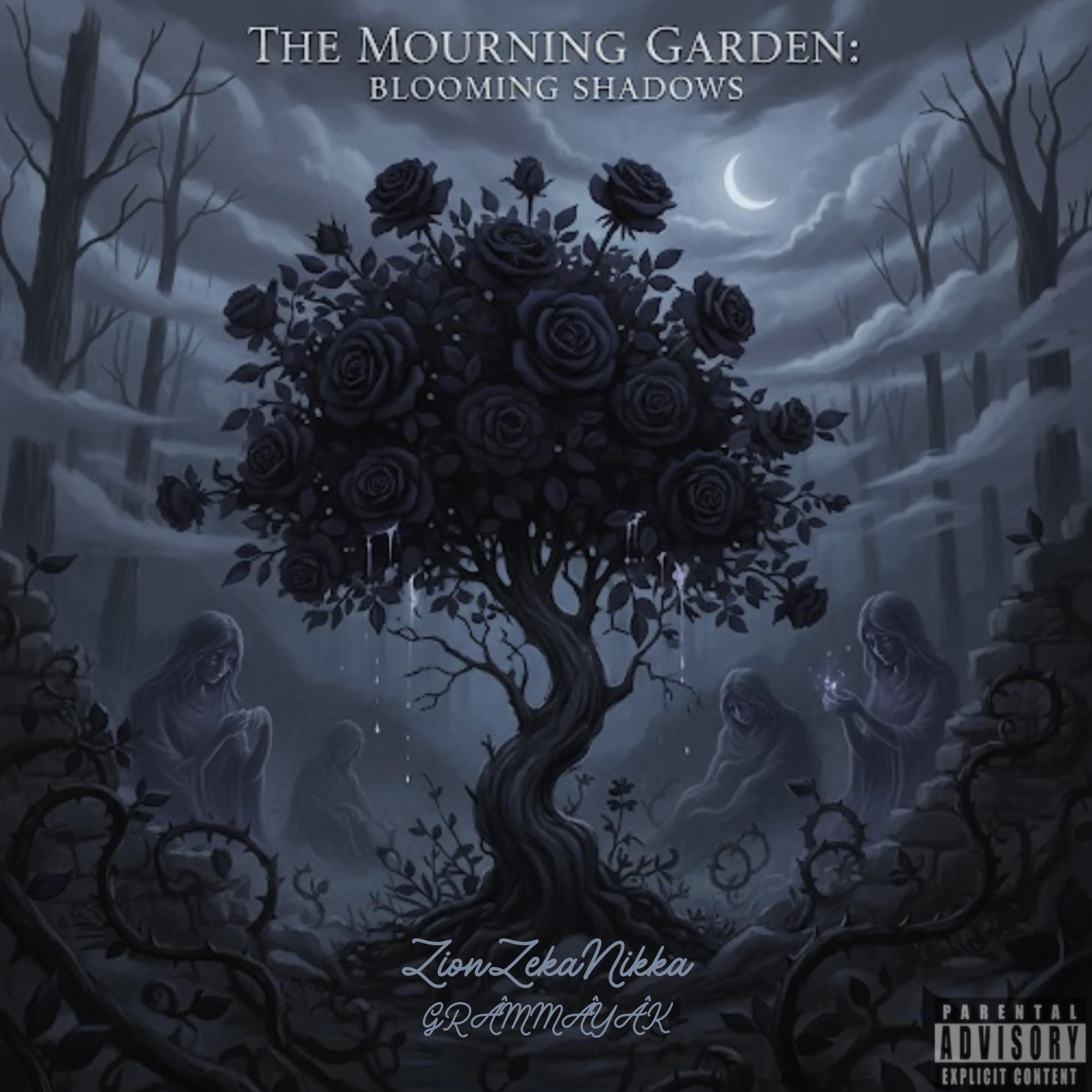 The Mourning Garden: Blooming Shadows artwork
