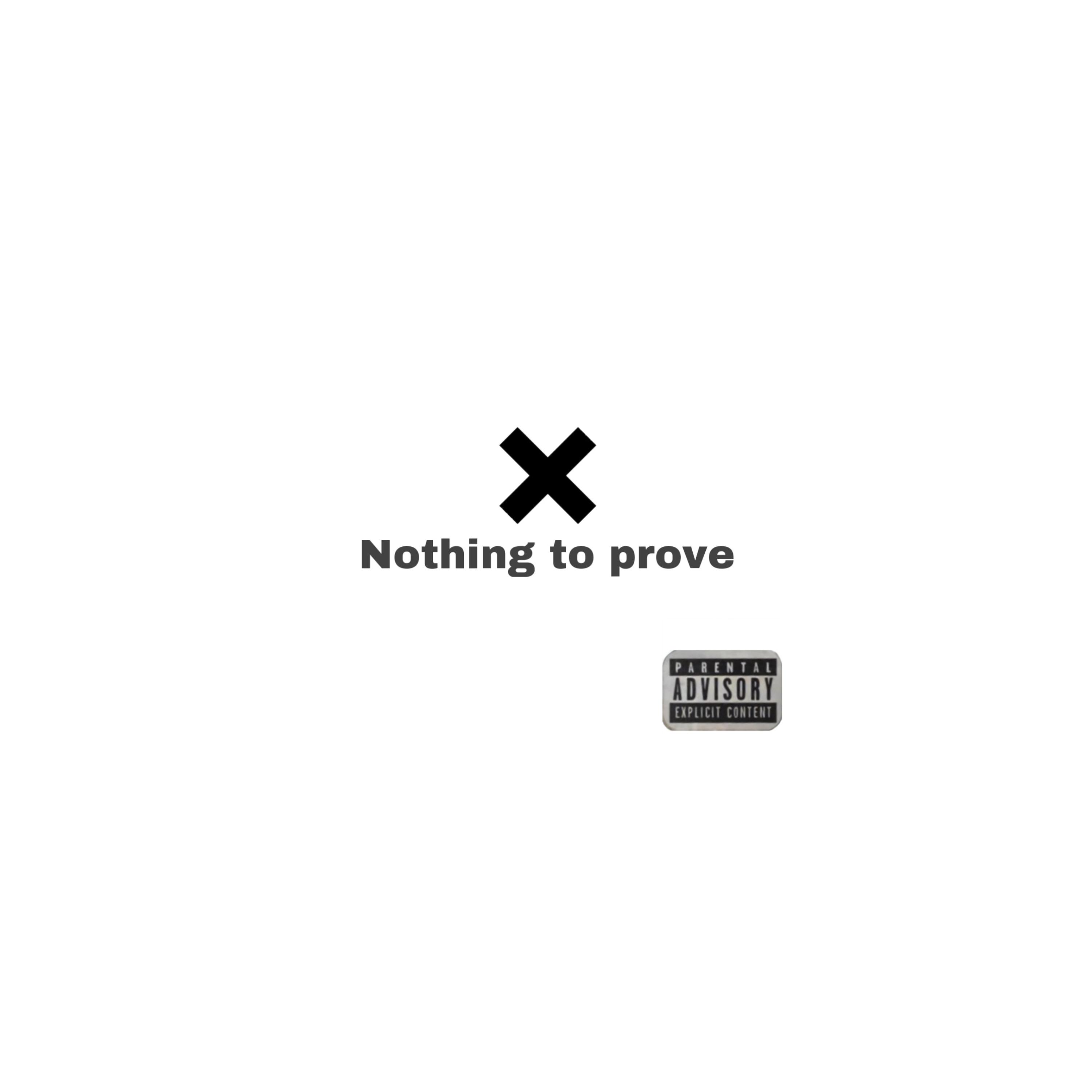 Nothing to prove artwork