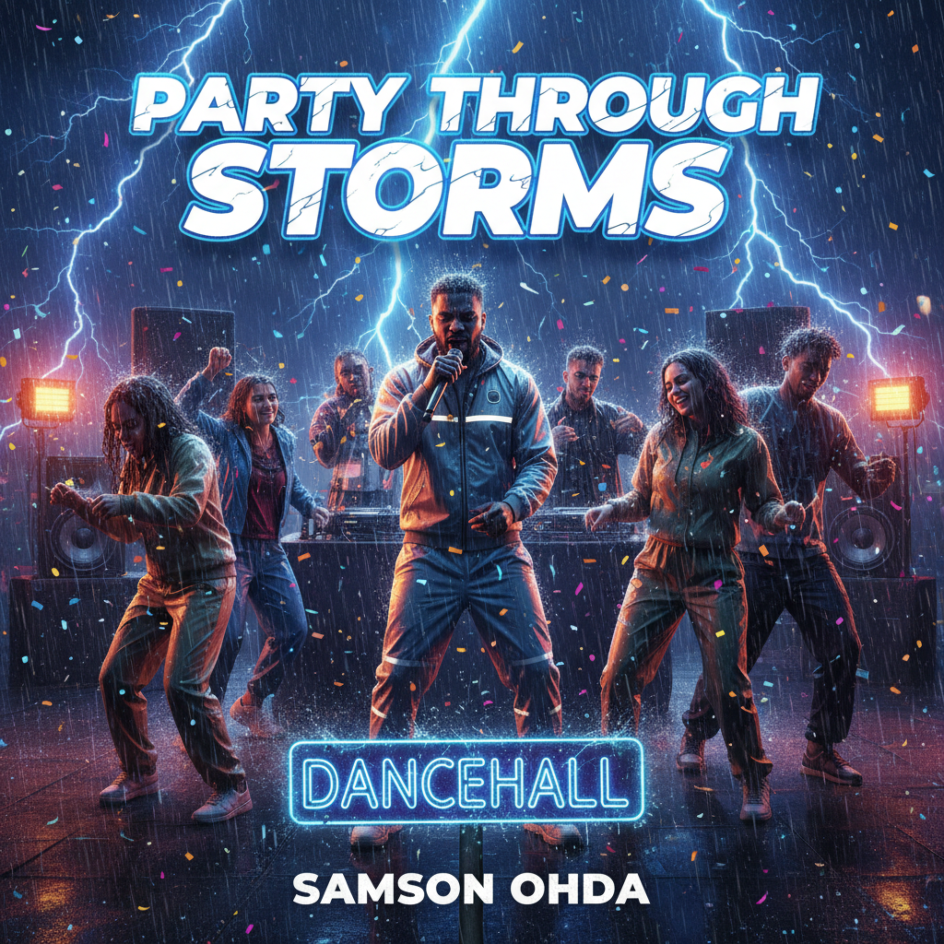 Party Through Storms by Samson Ohda  cover art
