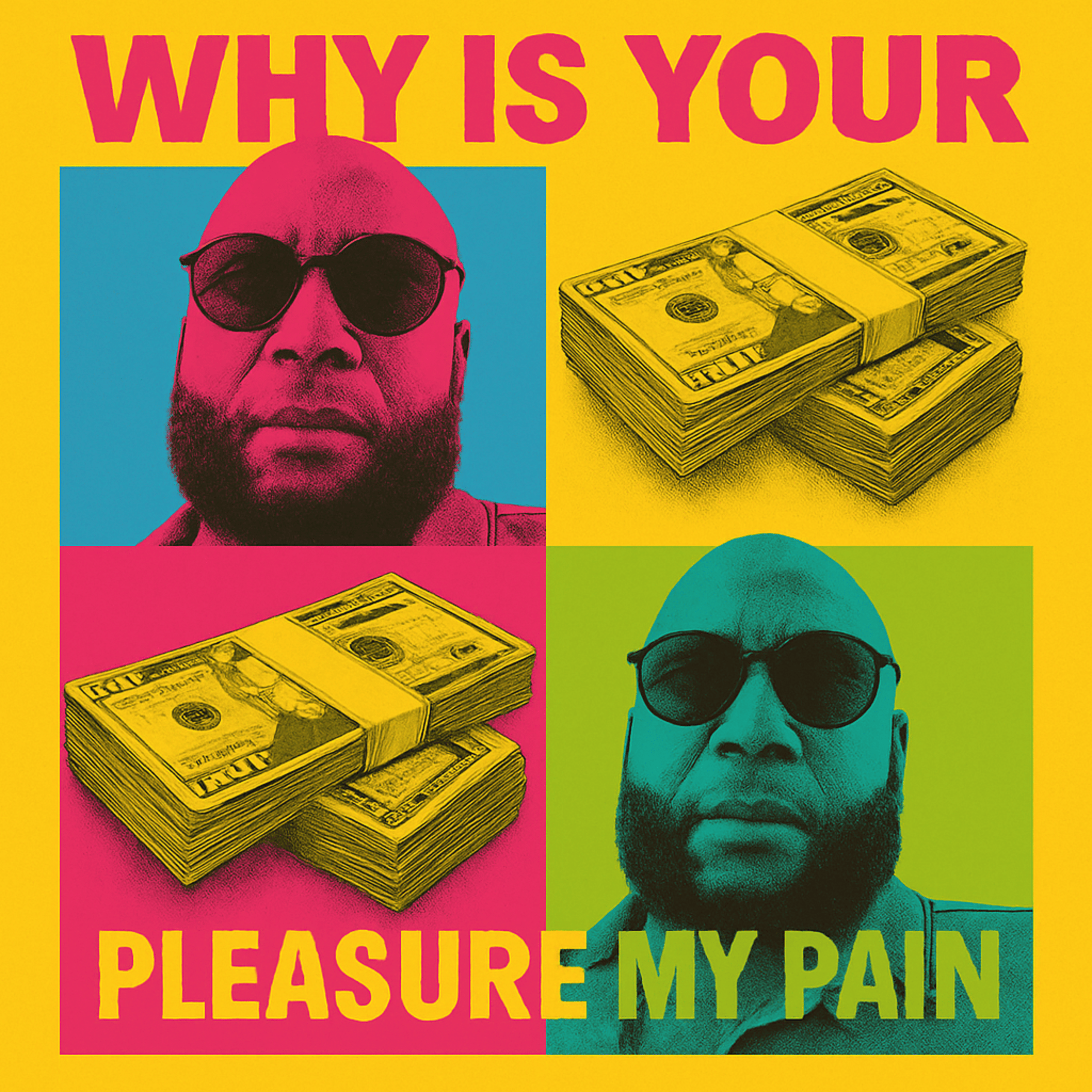 Why is your pleasure my pain artwork